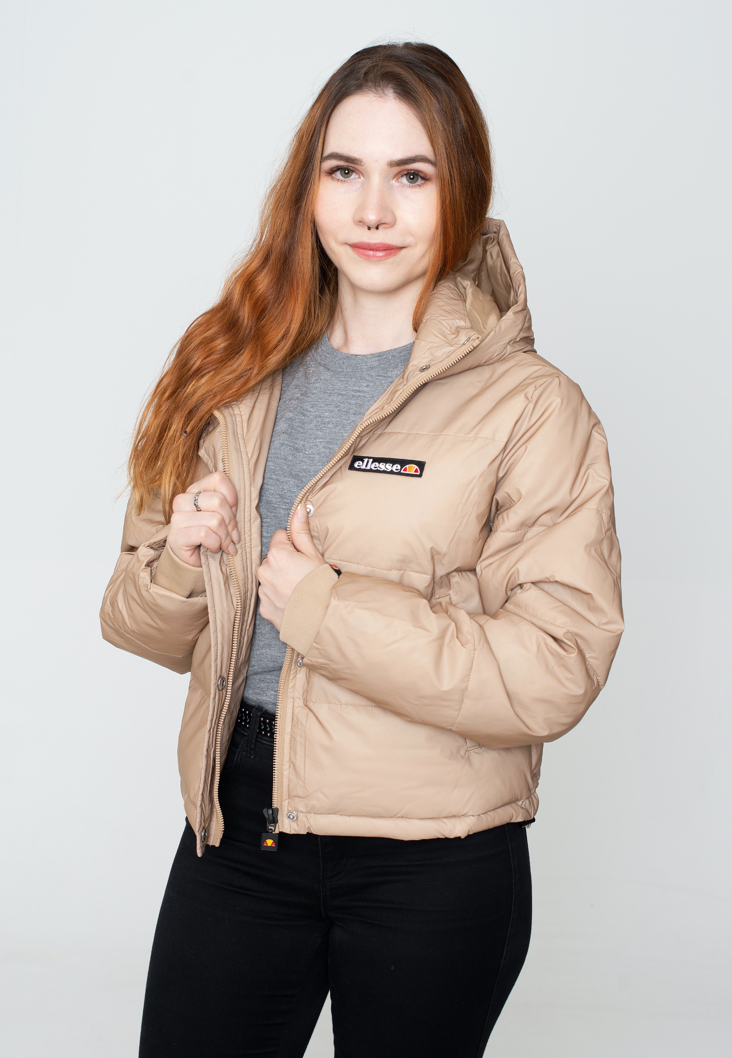 Ellesse - Monolis Padded Light Brown - Jacket | Women-Image