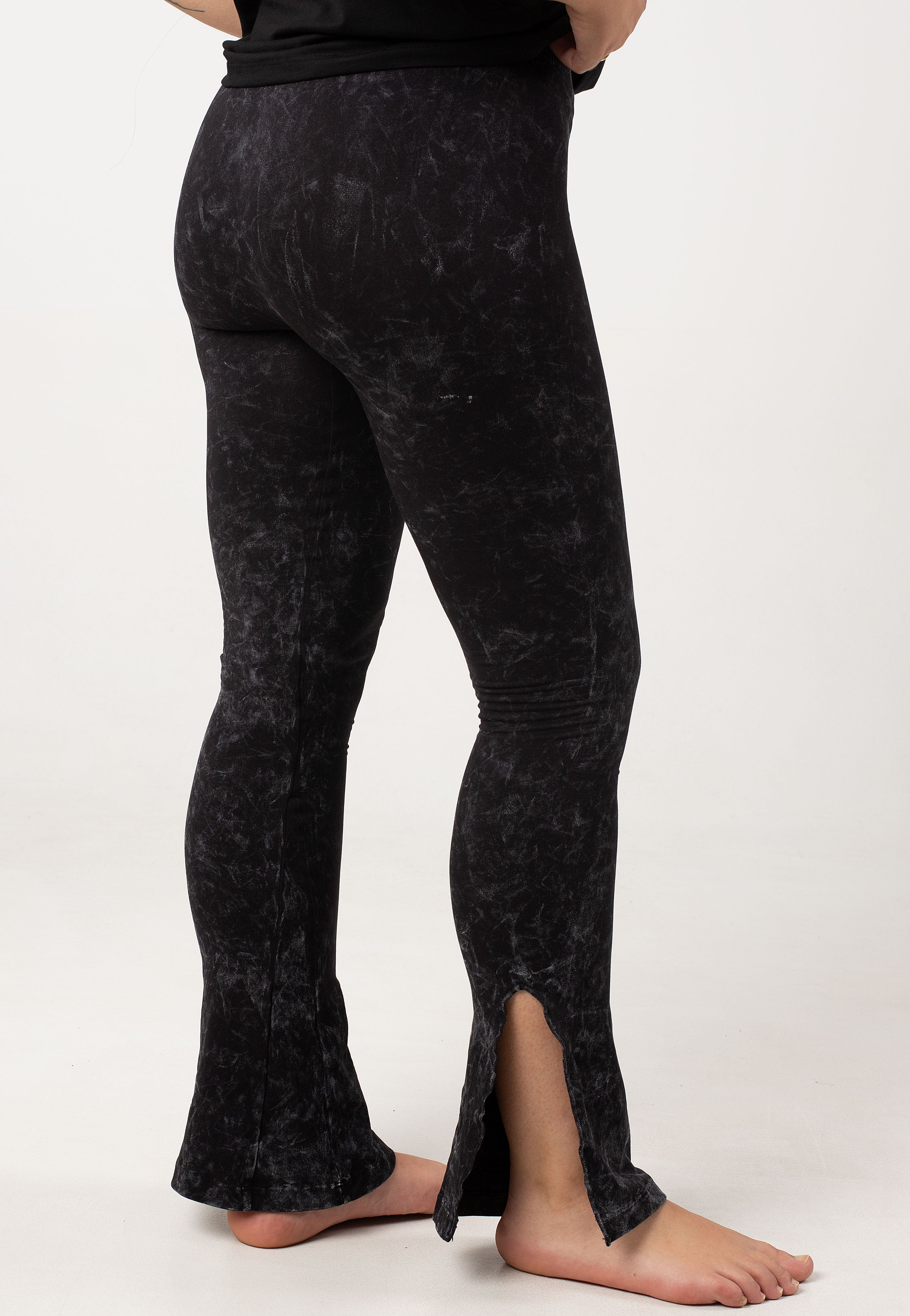 Noisy May - Tammura Flared Black Washed - Leggings | Women-Image