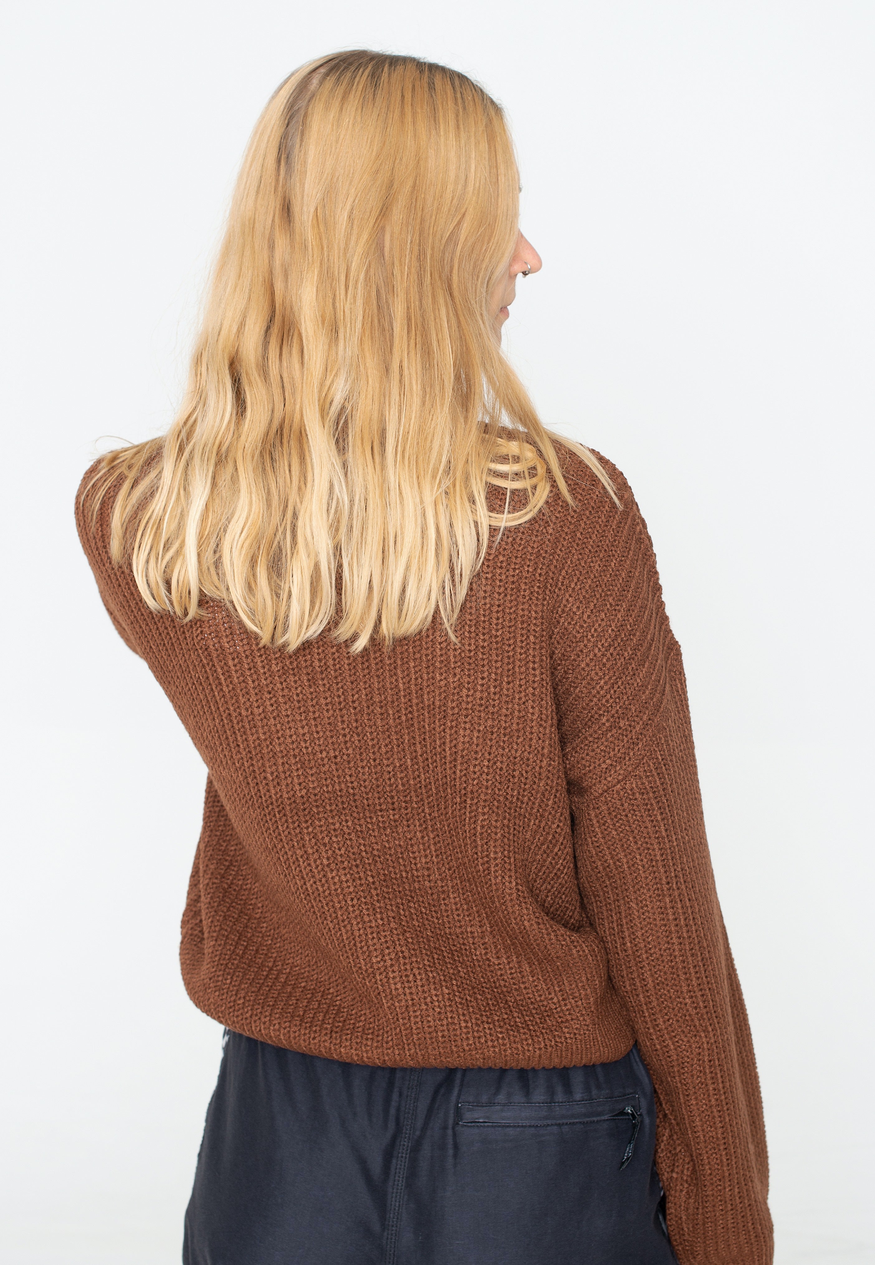 Noisy May - Timmy O Neck Cappuccino - Pullover | Women-Image