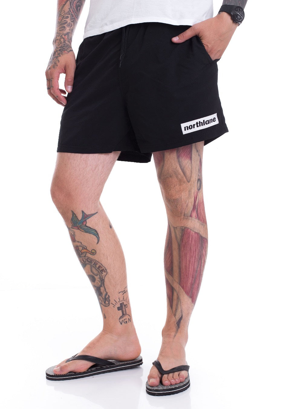 Northlane - White Classic Box - Shorts | Men-Image