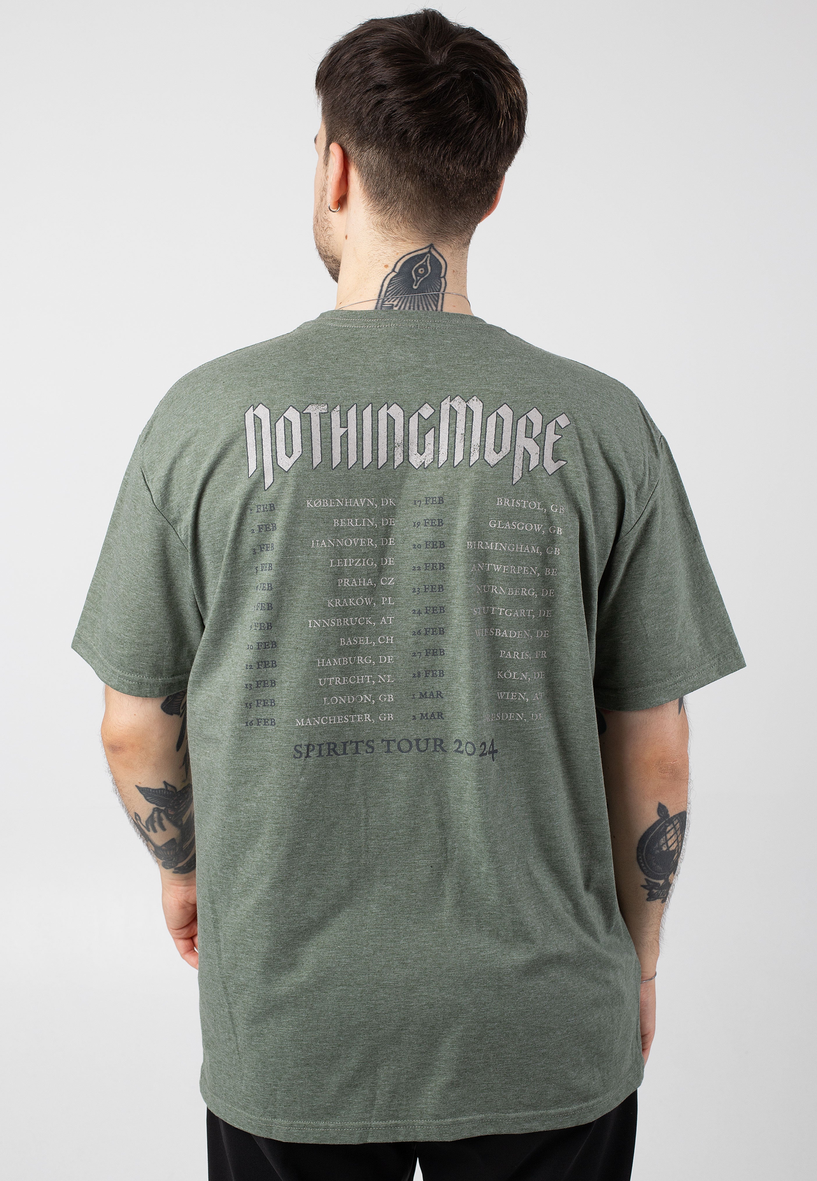 Nothingmore - Cover Arch Tour 2024 Green - T-Shirt | Men-Image