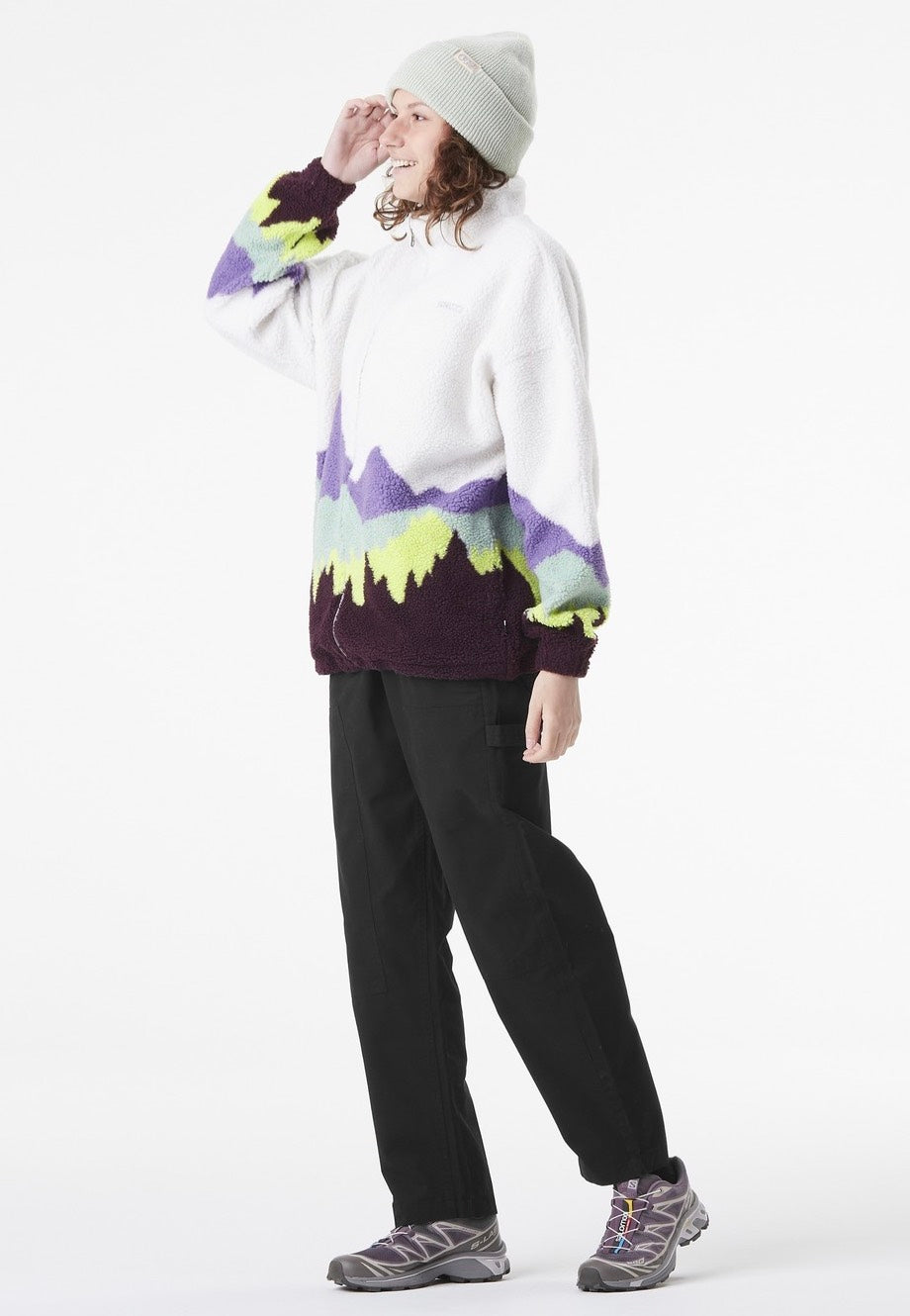 Picture - Nyss Zip Purple Mountains - Jacket | Women-Image