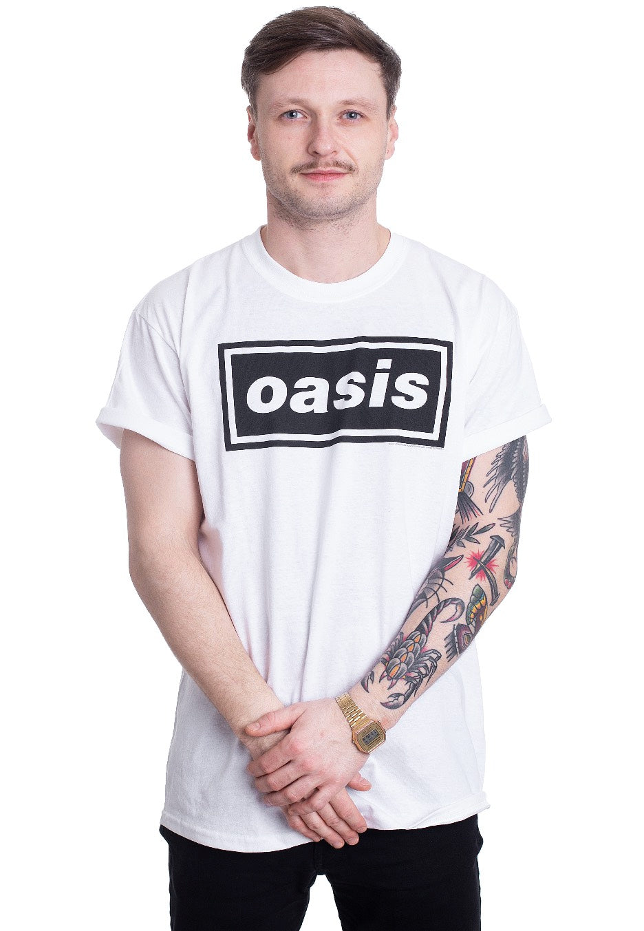 Oasis - Decca Logo White - T-Shirt | Men-Image