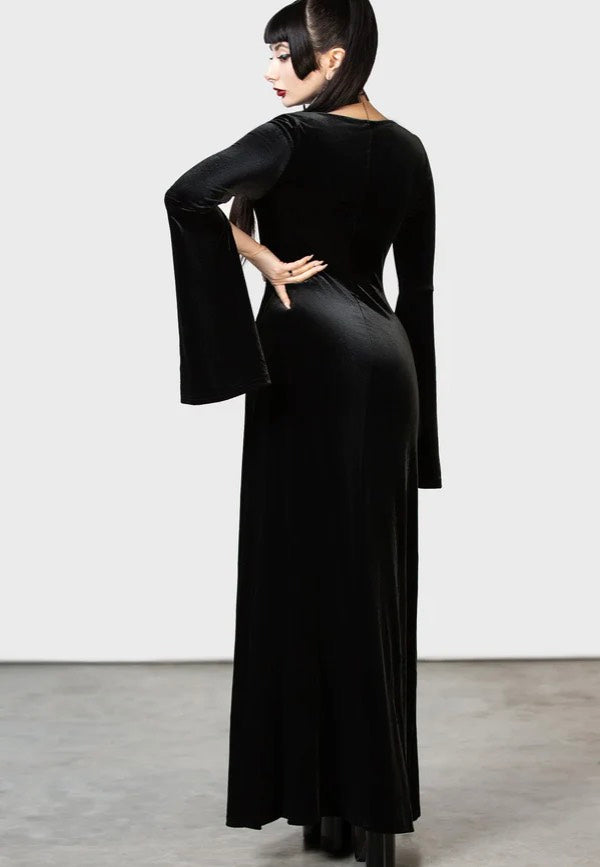 Killstar x Twin Temple - Oath Maxi Black - Dress | Women-Image