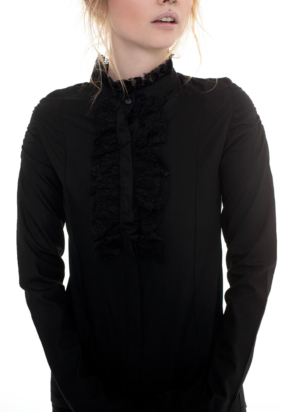 Poizen Industries - Orla Black - Blouse | Women-Image