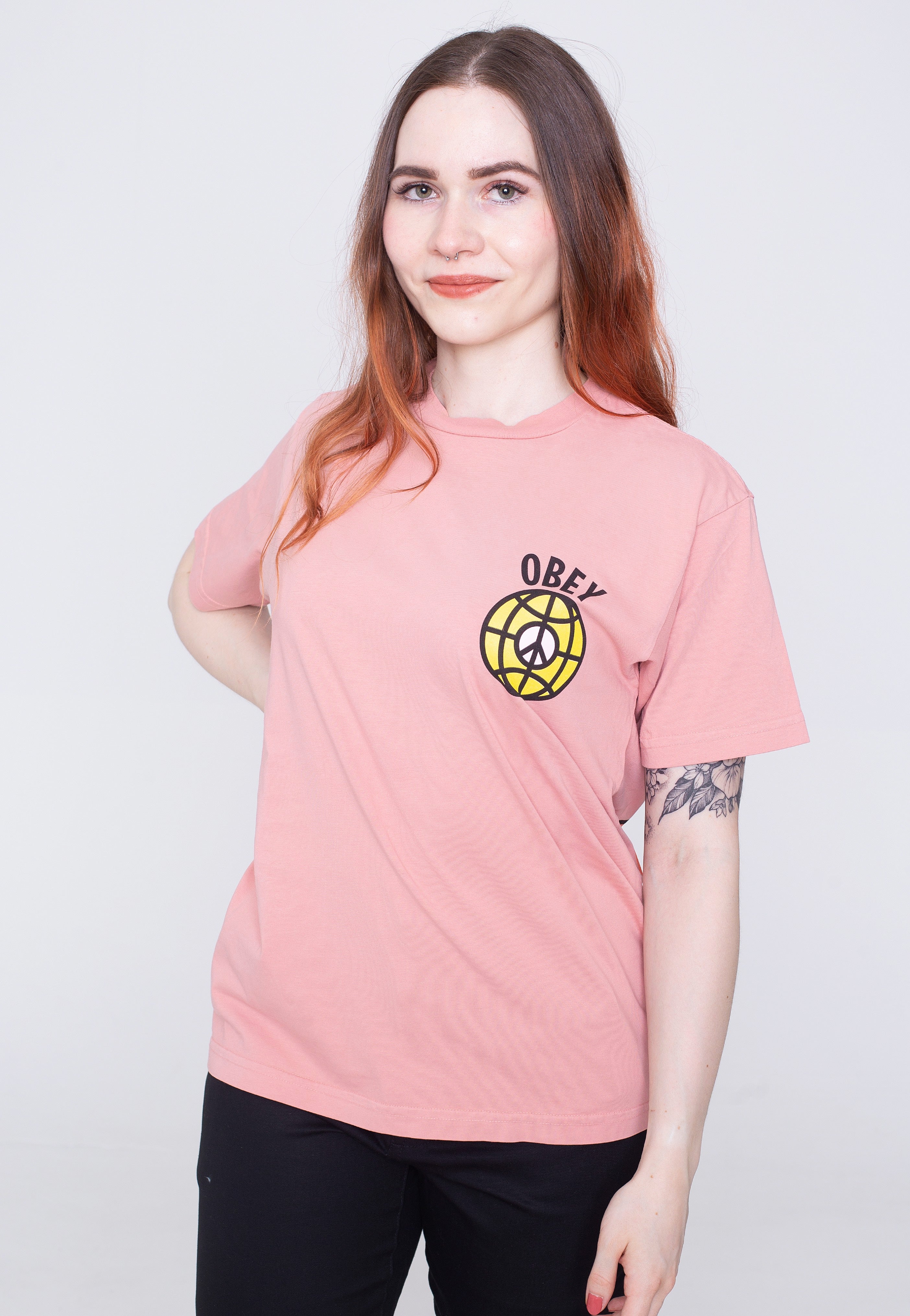 Obey - Empower All Pink Amethyst - T-Shirt | Women-Image