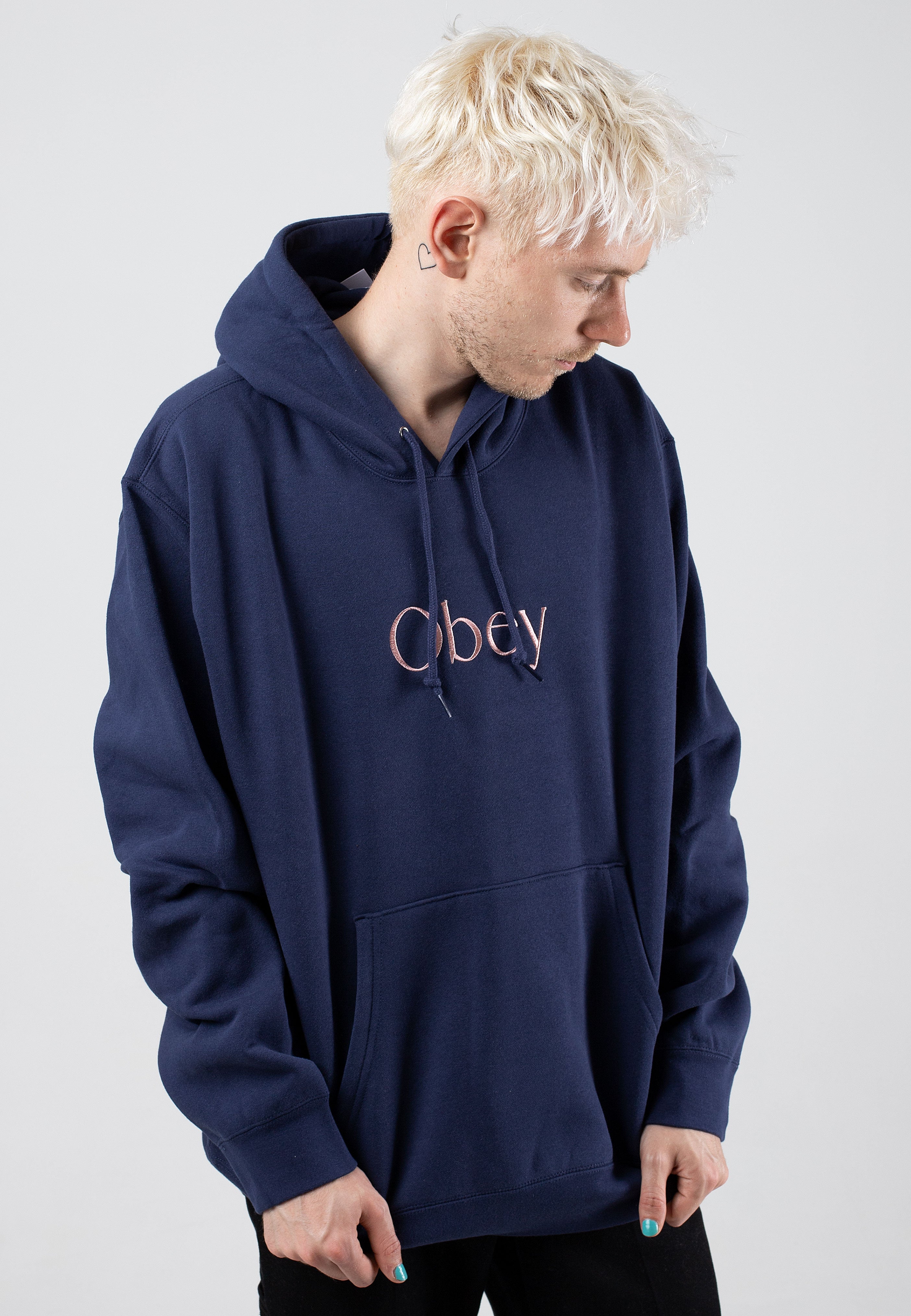 Obey - Ages Academy Navy - Hoodie | Men-Image