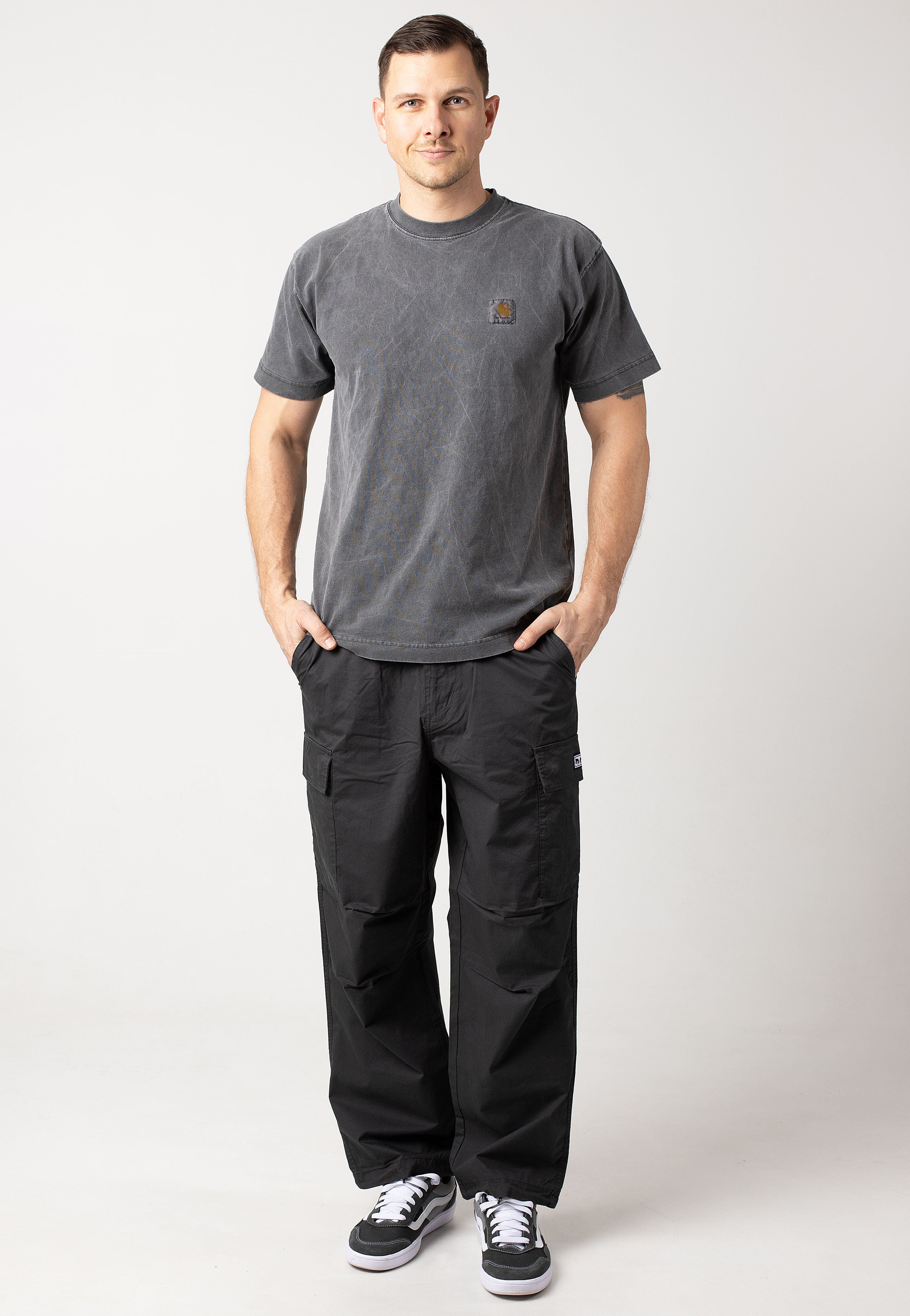 Obey - Big Timer Cargo Washed Black - Pants | Men-Image