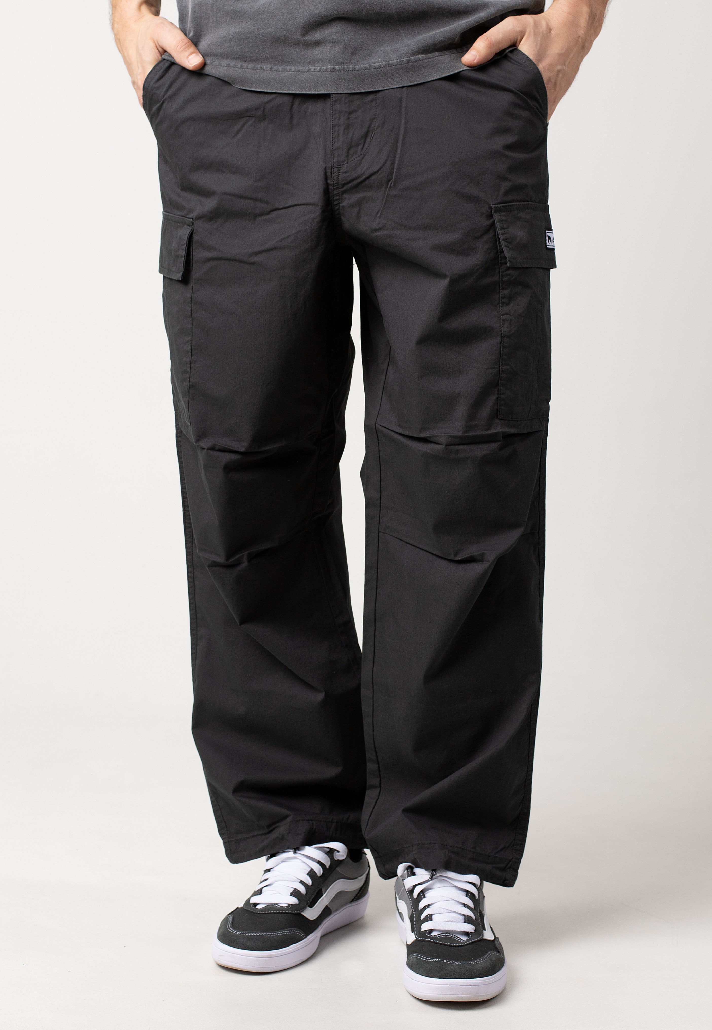 Obey - Big Timer Cargo Washed Black - Pants | Men-Image