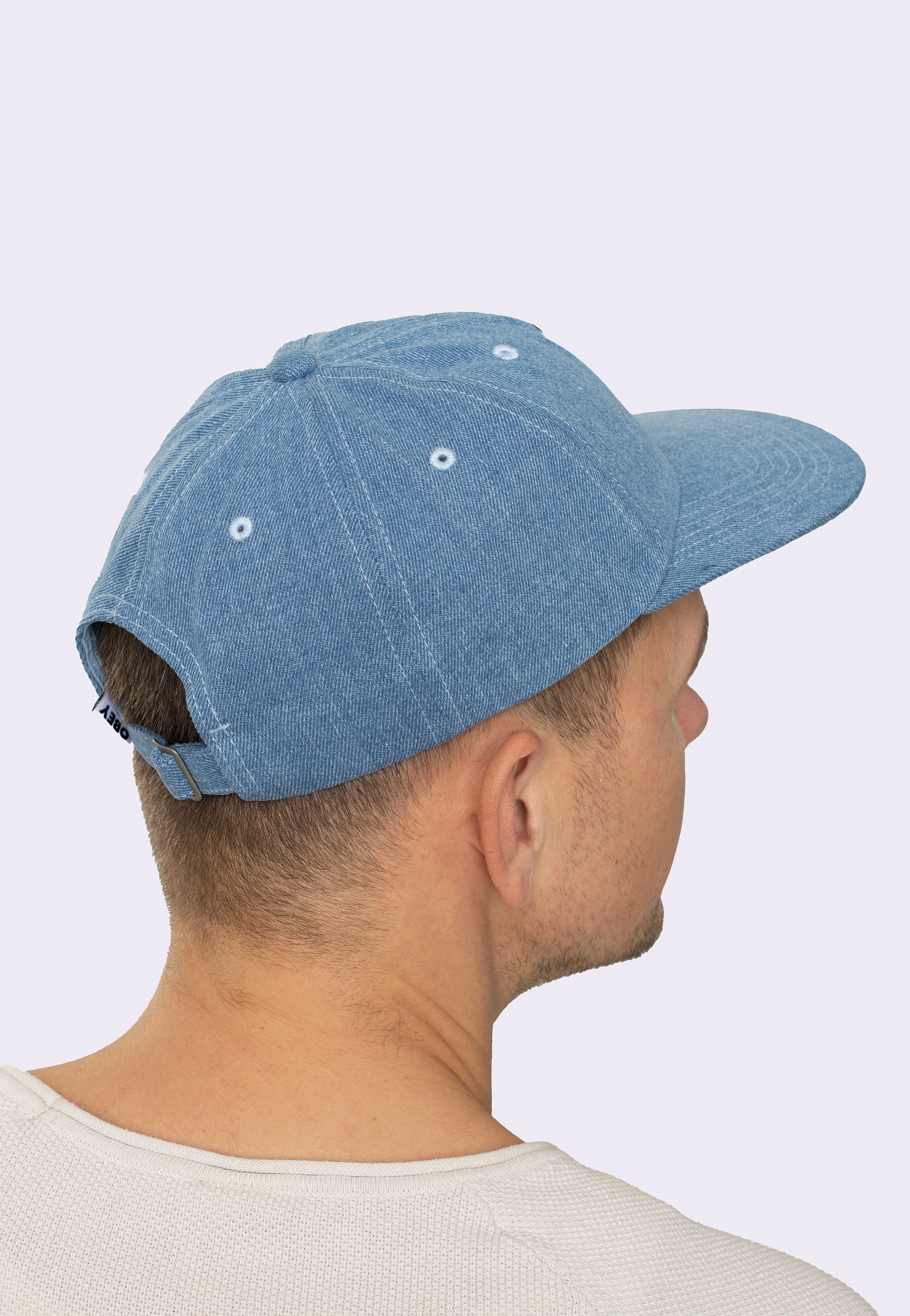 Obey - Birder 6 Panel Light Indigo - Cap | Neutral-Image