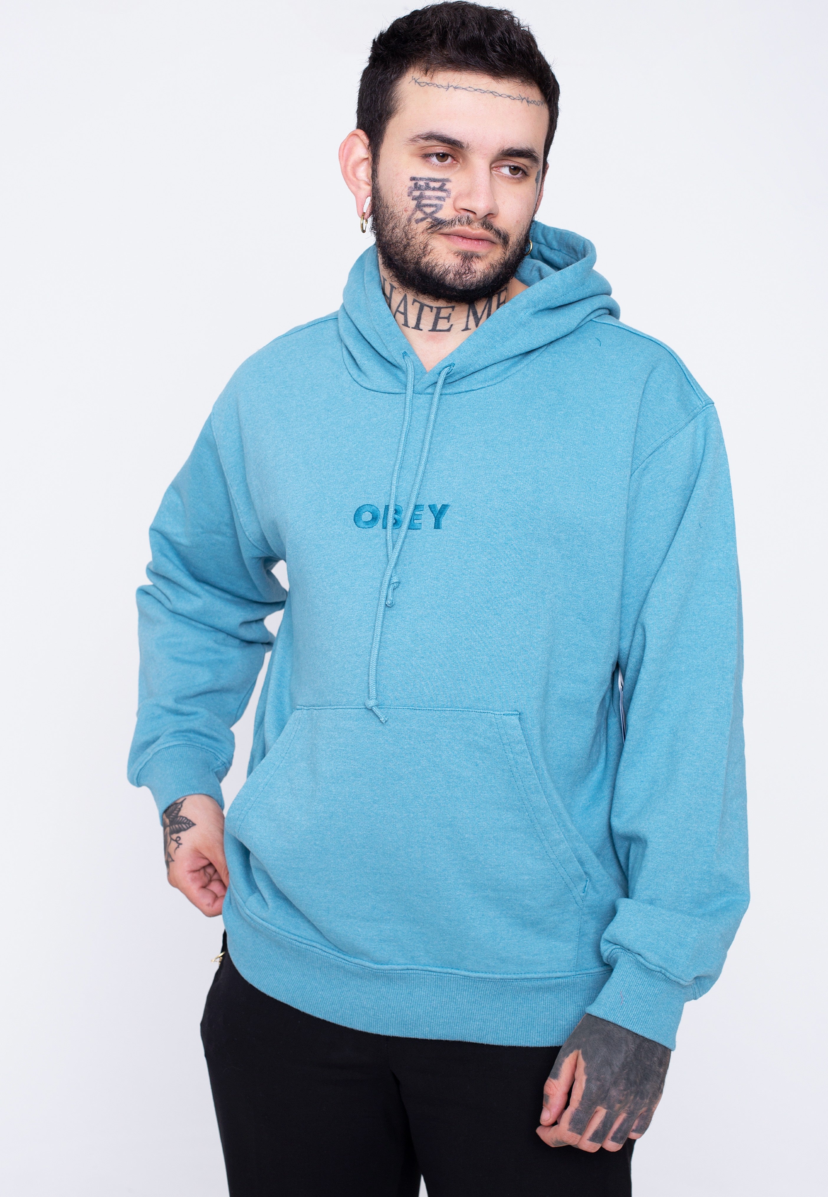 Obey - Bold Ideals Deep Ocean - Hoodie | Men-Image