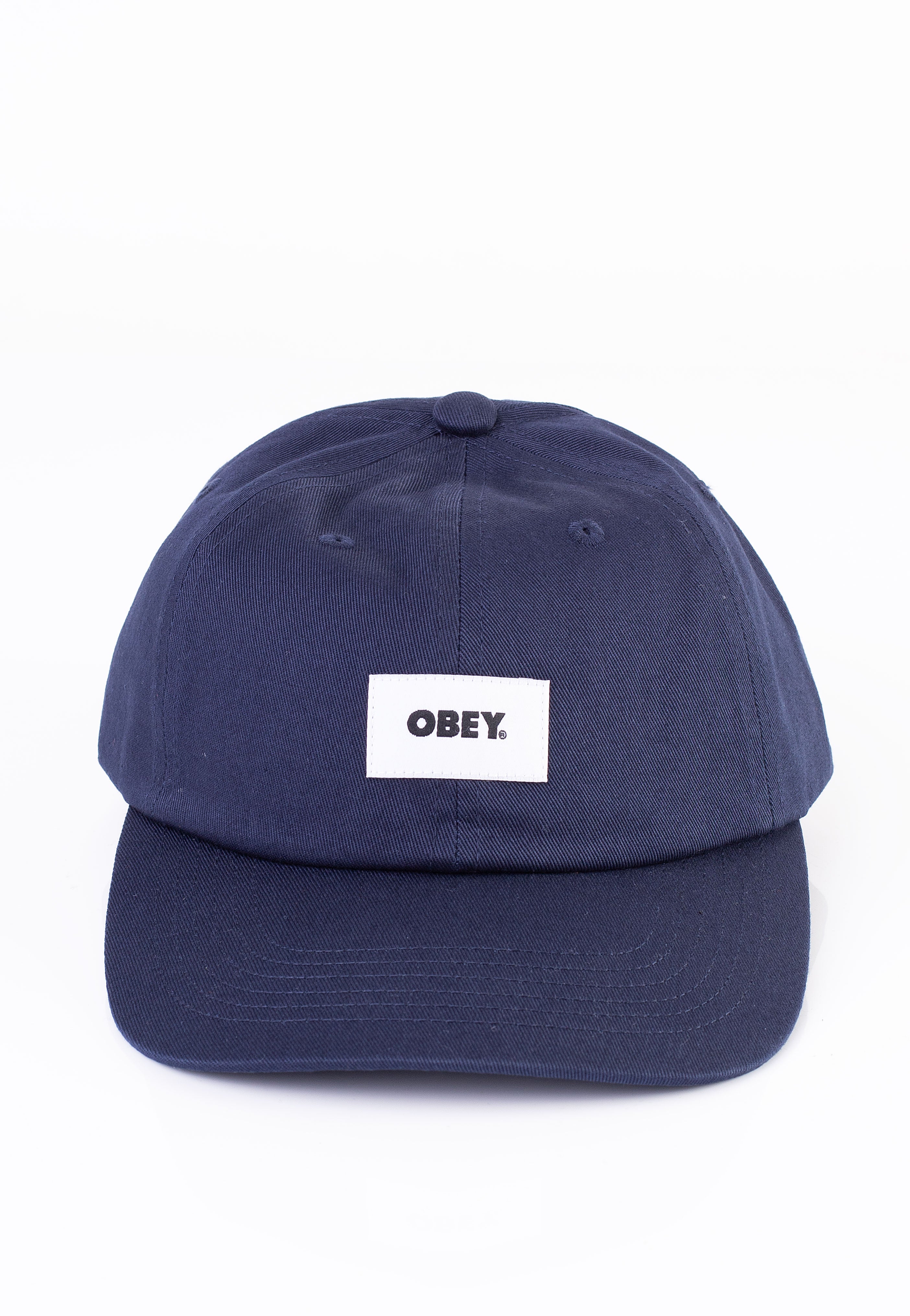 Obey - Bold Label Organic 6 Panel Academy Navy - Cap | Neutral-Image