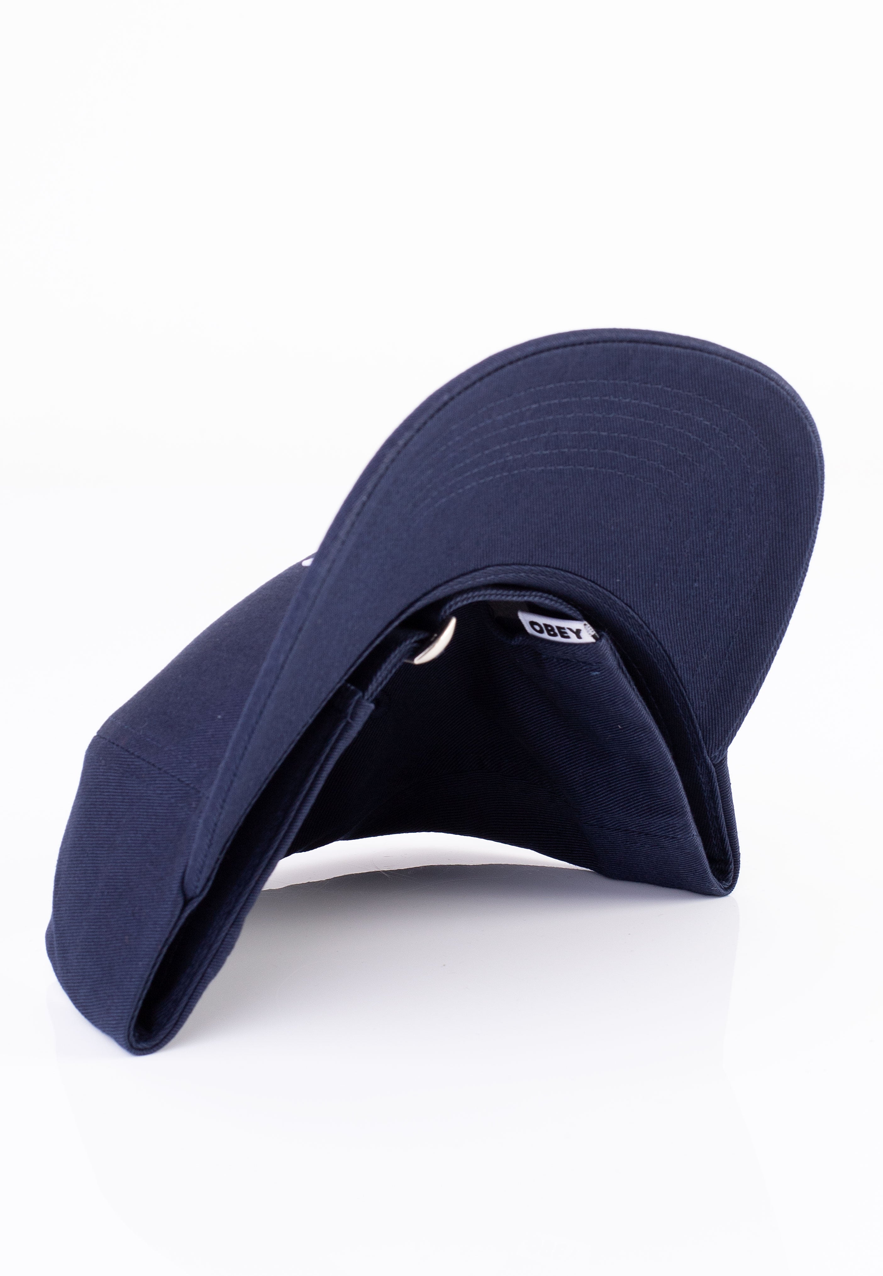 Obey - Bold Label Organic 6 Panel Academy Navy - Cap | Neutral-Image