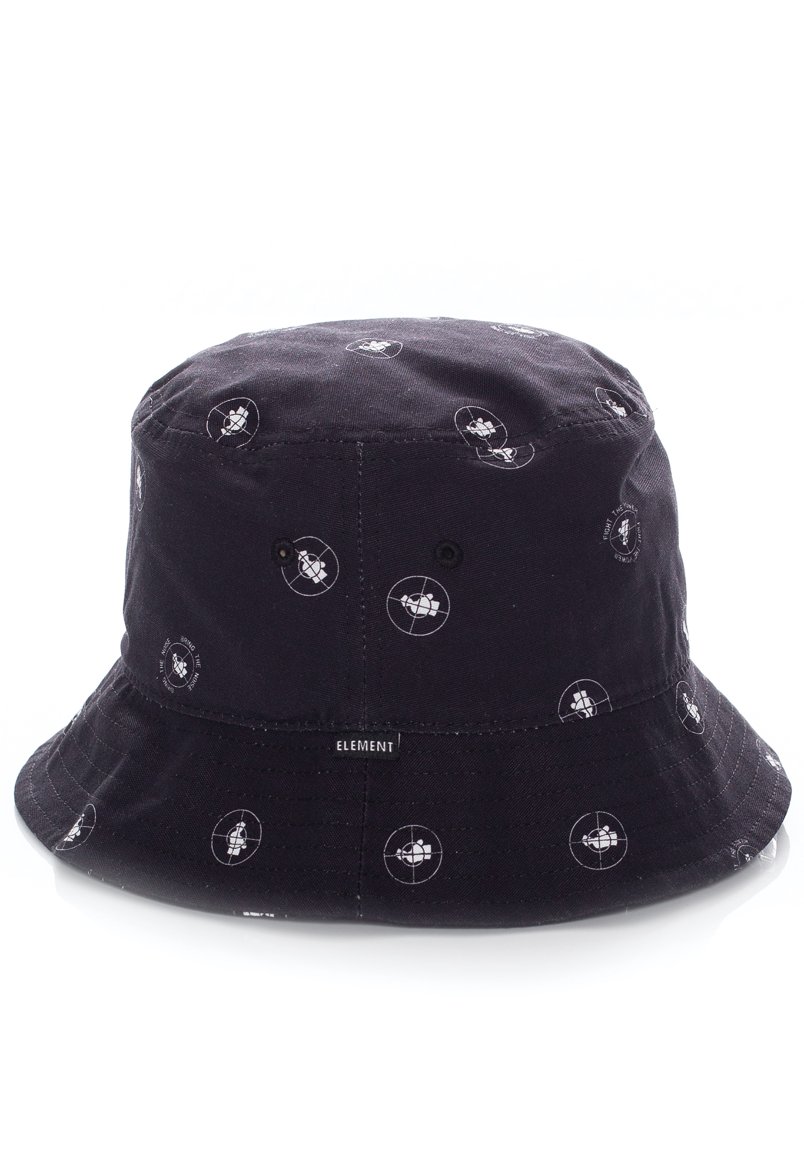 Element x Public Enemy - Eager Black - Bucket Hat | Neutral-Image