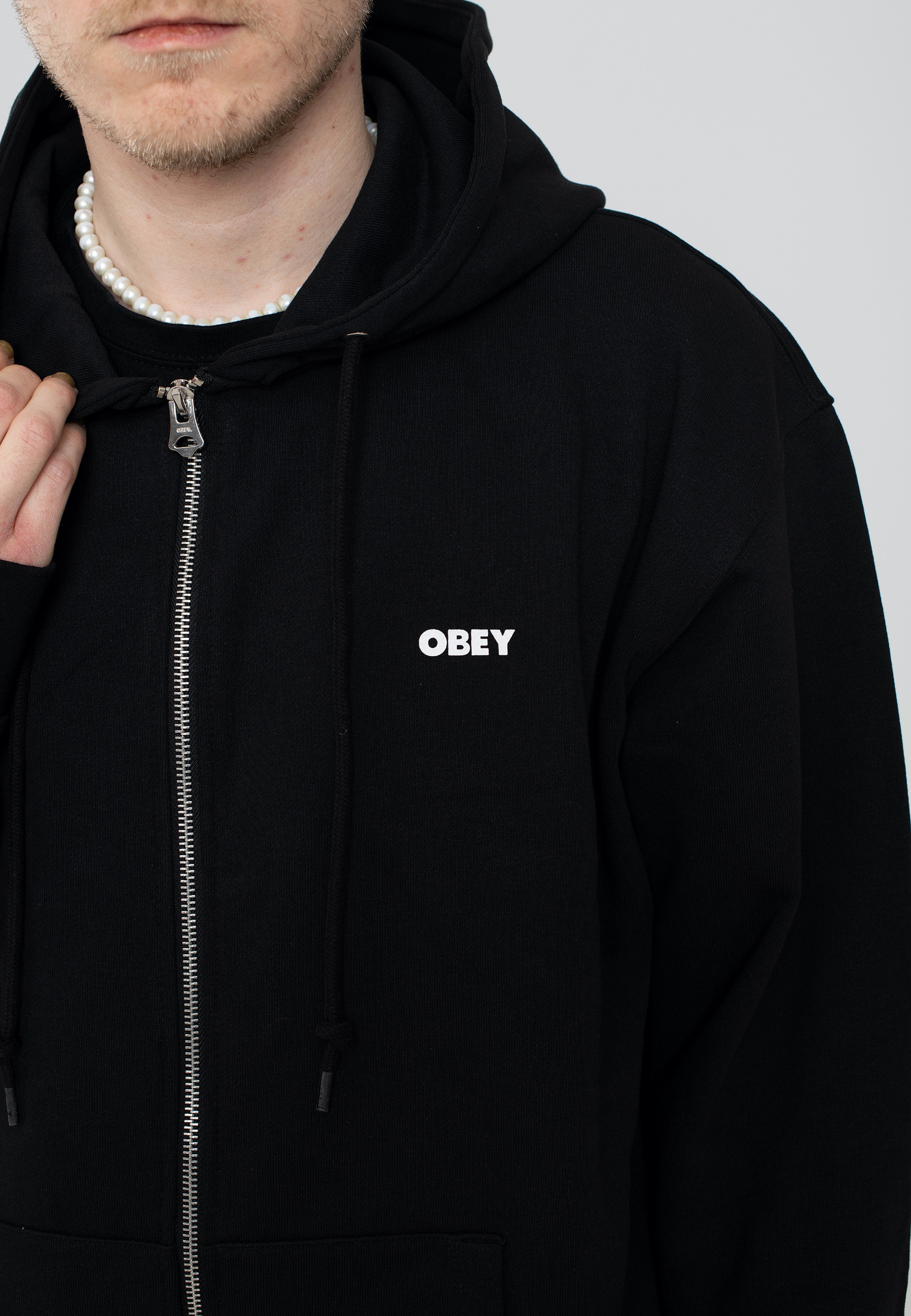 Obey - Bold Zip Black - Zipper | Men-Image