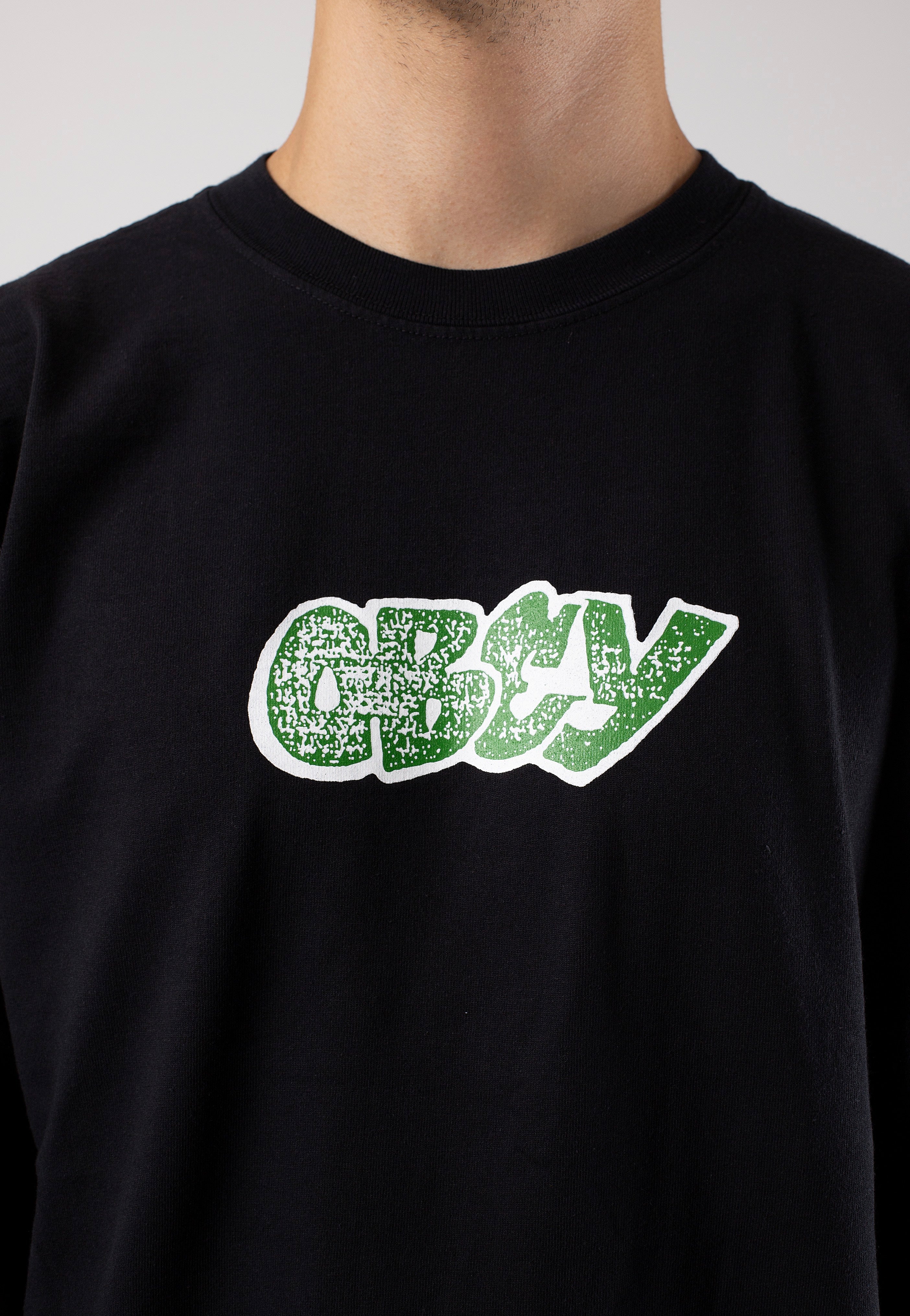 Obey - City Watch Dog Off Black - Longsleeve | Men-Image