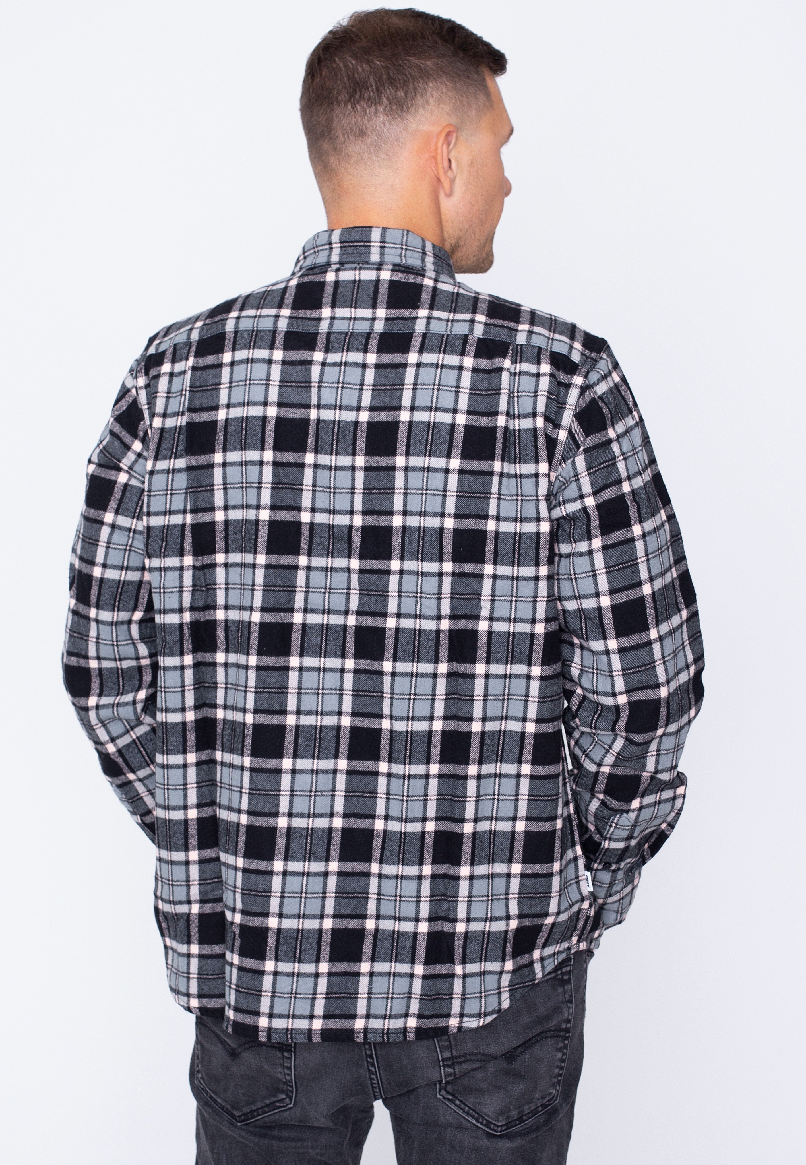 Obey - Divisions Woven Black Multi - Shirt | Men-Image