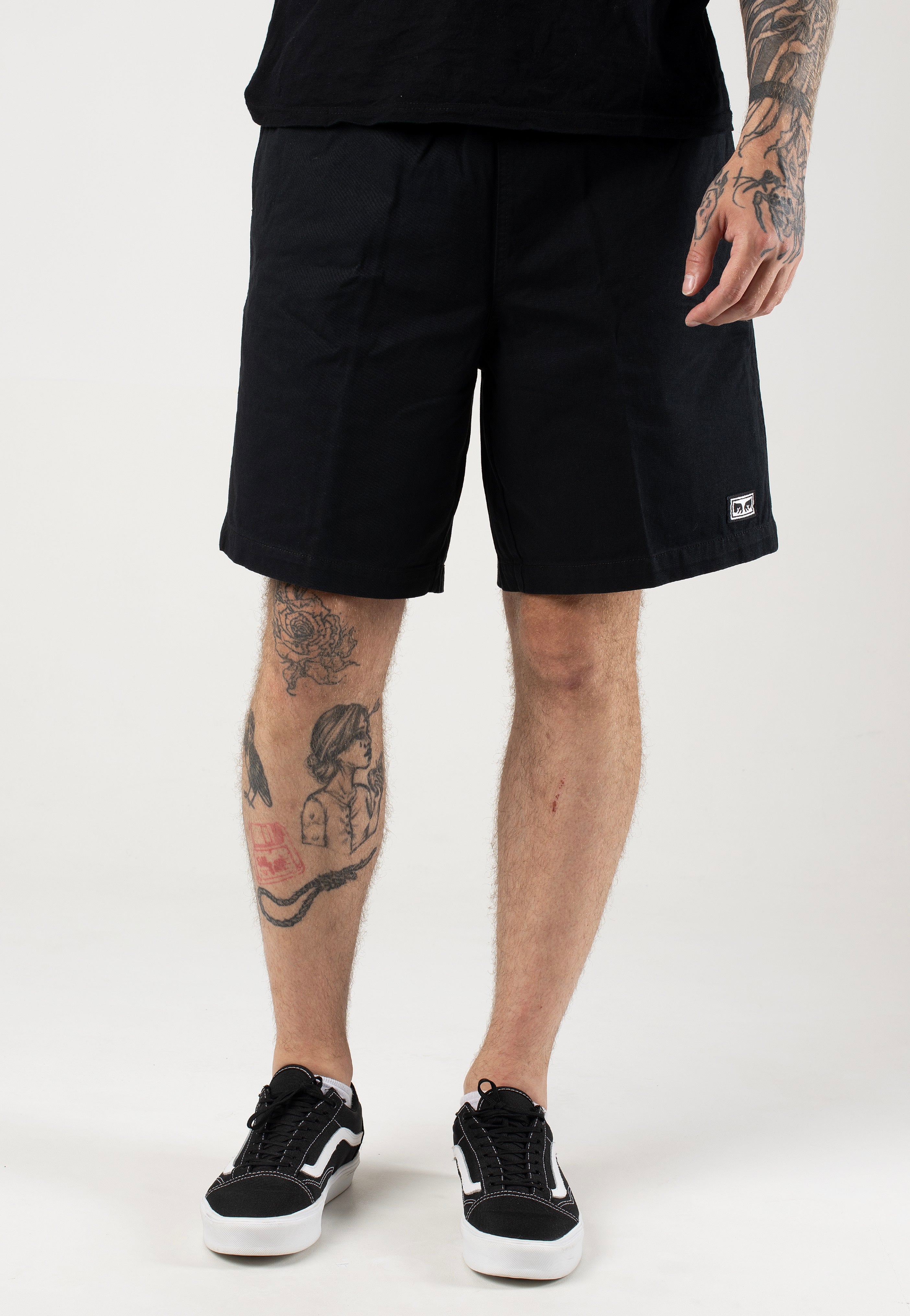 Obey - Easy Relaxed Twill Black - Shorts | Men-Image