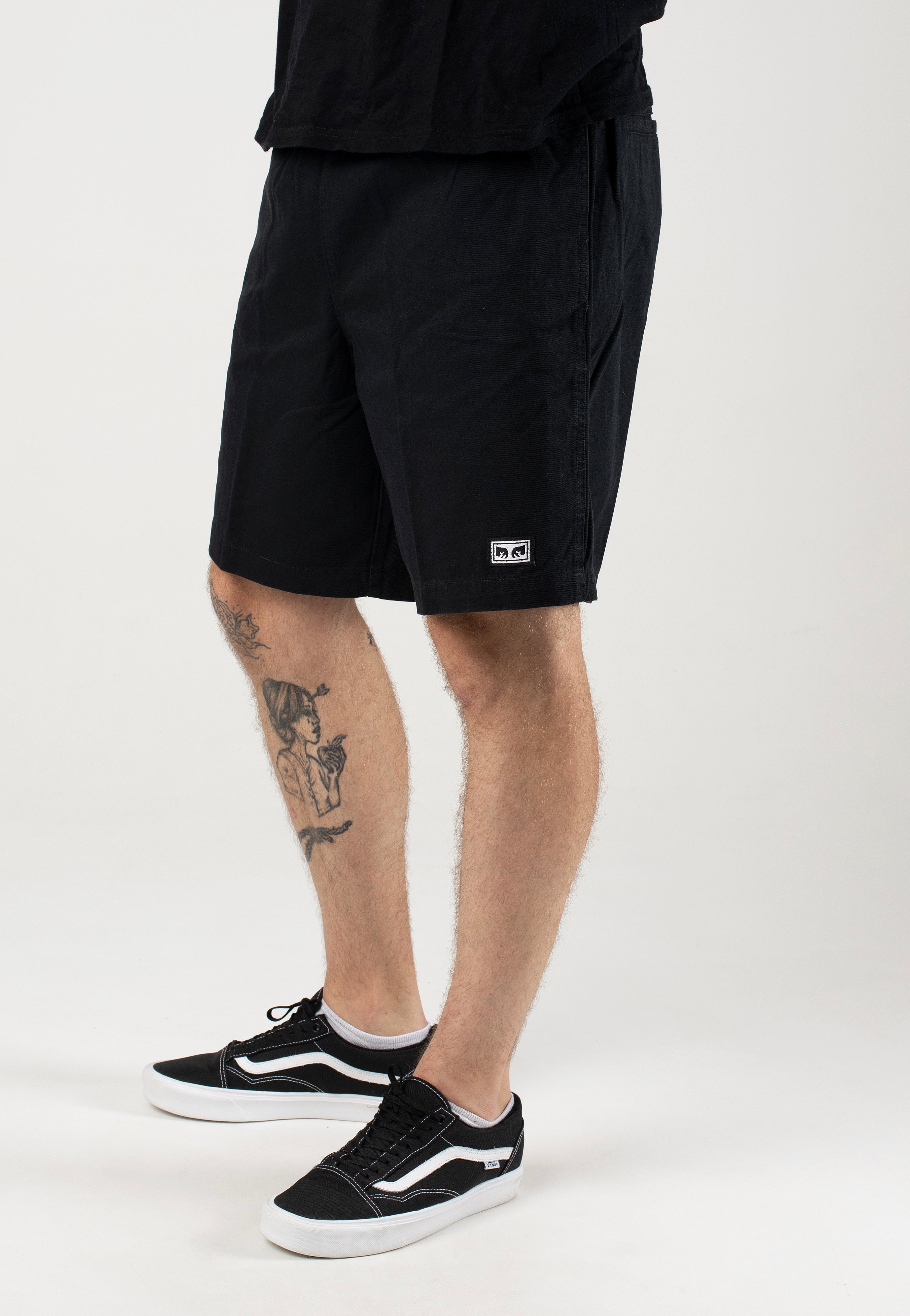 Obey - Easy Relaxed Twill Black - Shorts | Men-Image