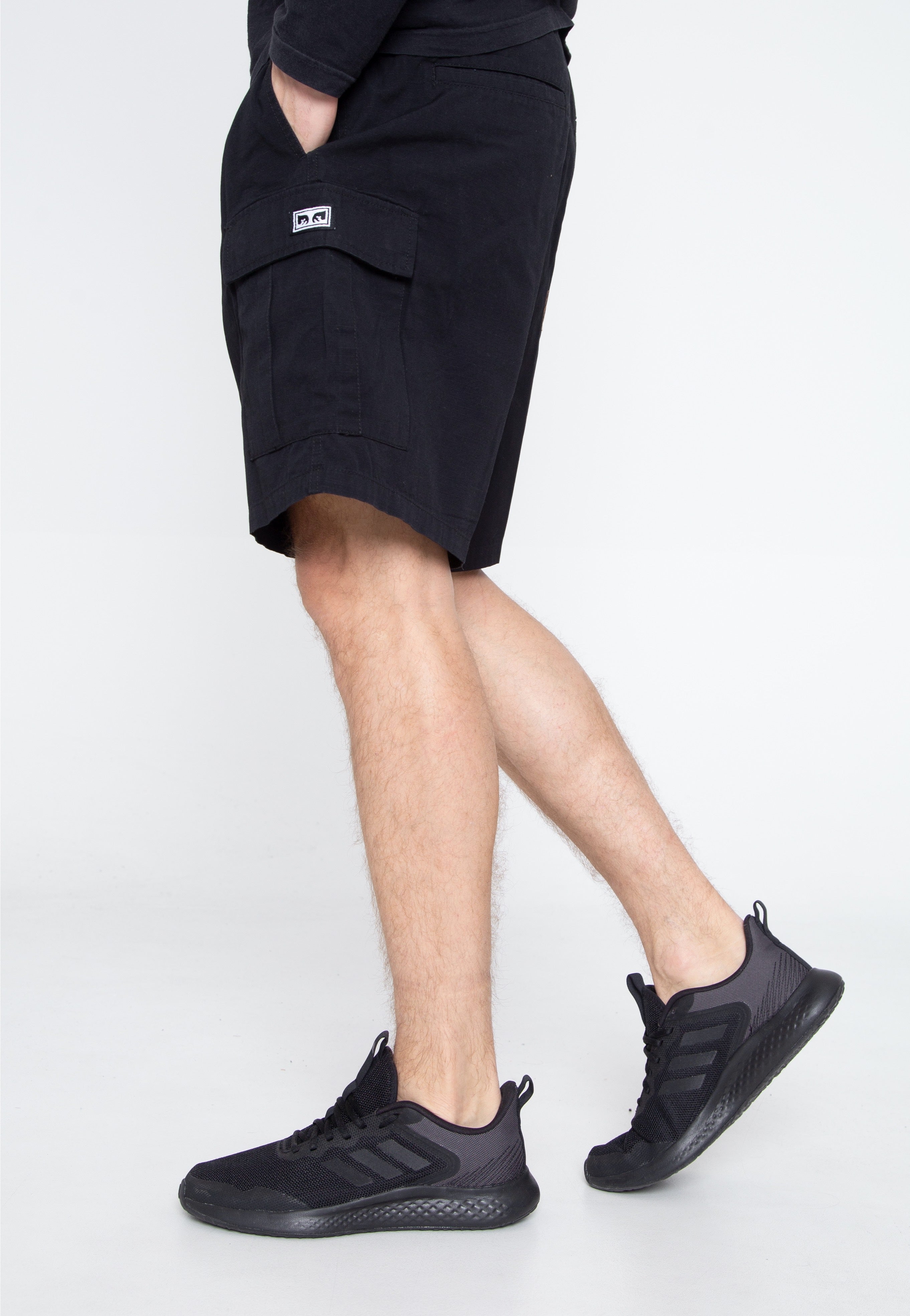 Obey - Easy Ripstop Cargo Black - Shorts | Men-Image