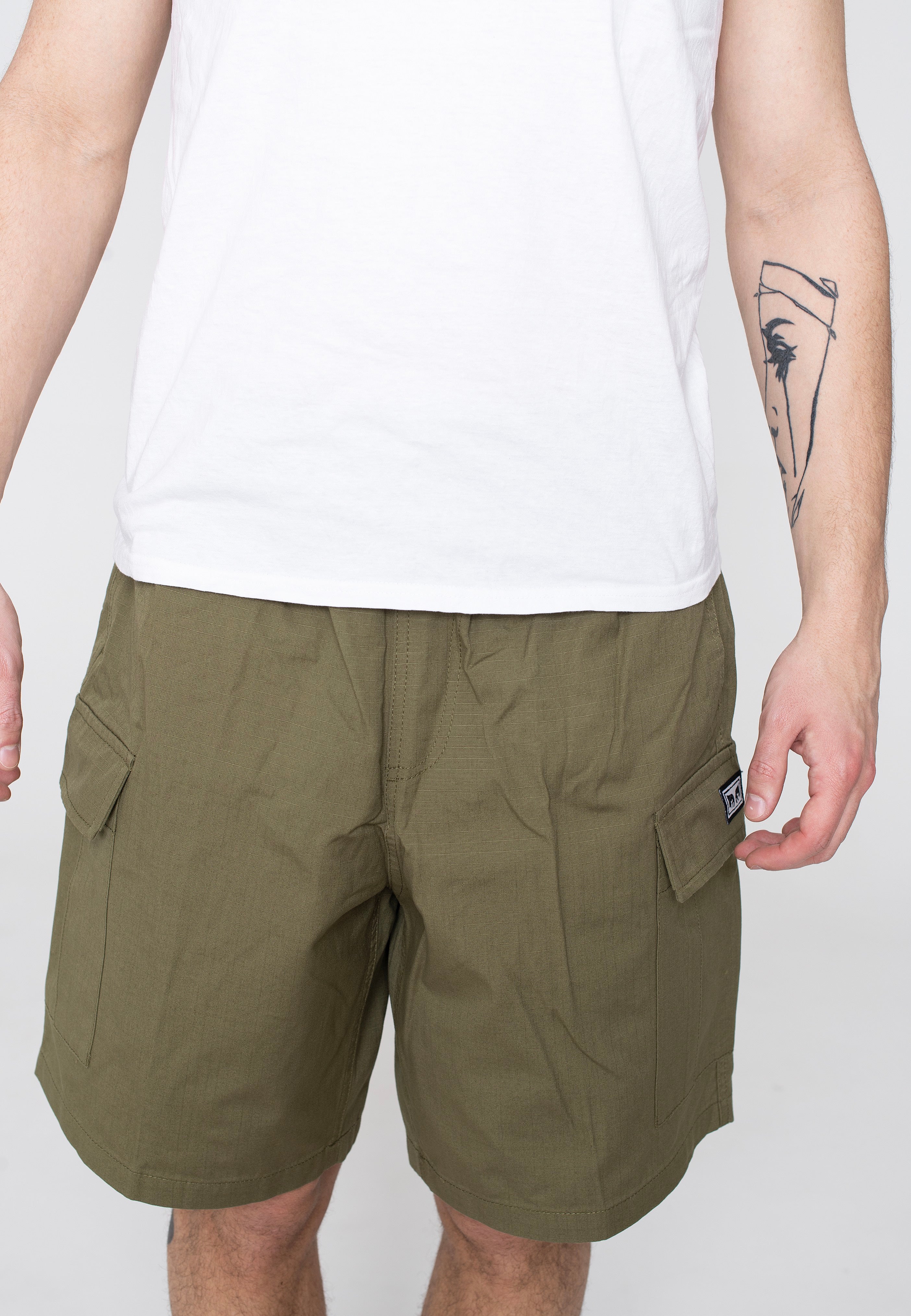 Obey - Easy Ripstop Cargo Field Green - Shorts | Men-Image