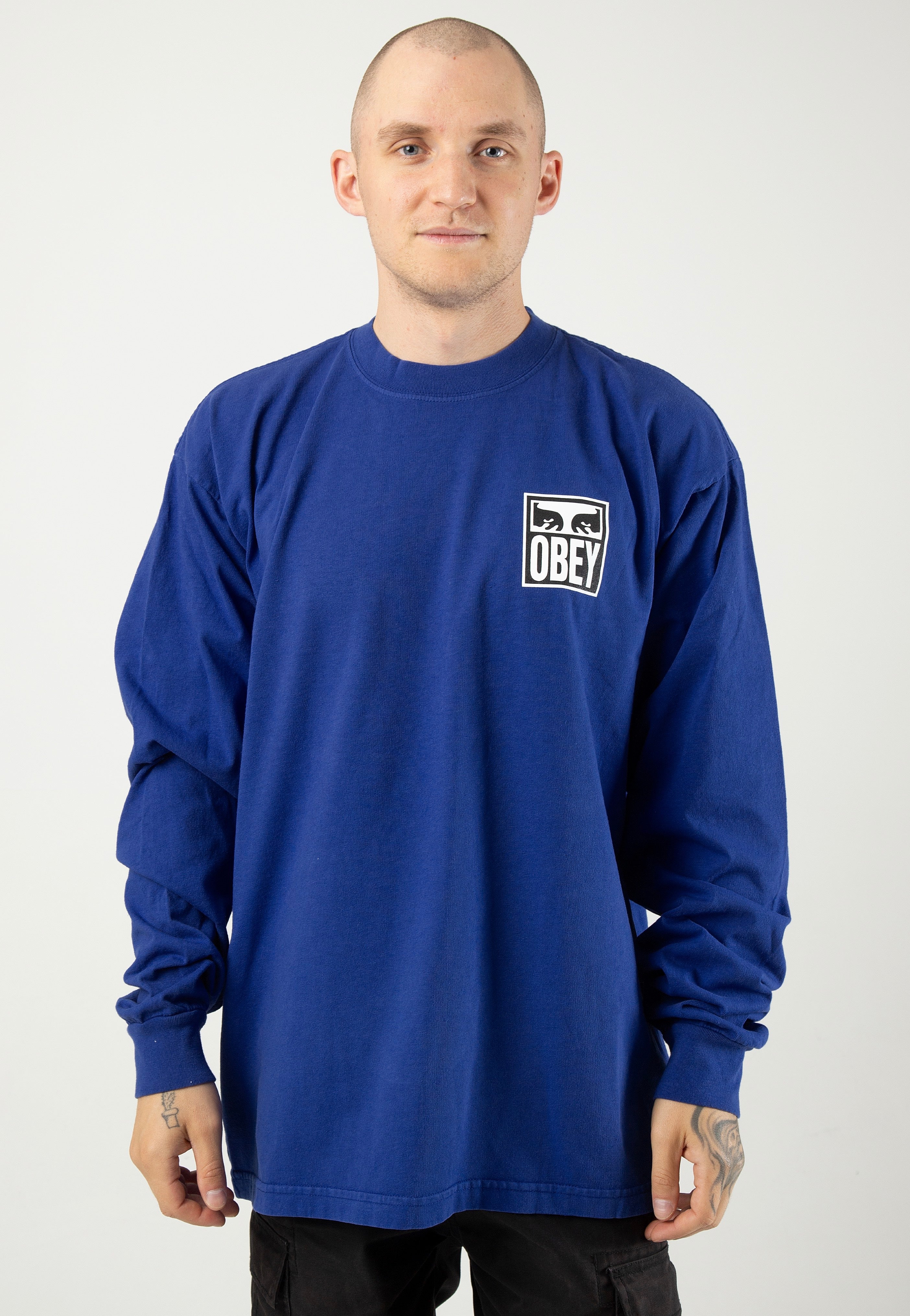 Obey - Eyes Icon 2 Surf Blue - Longsleeve | Men-Image