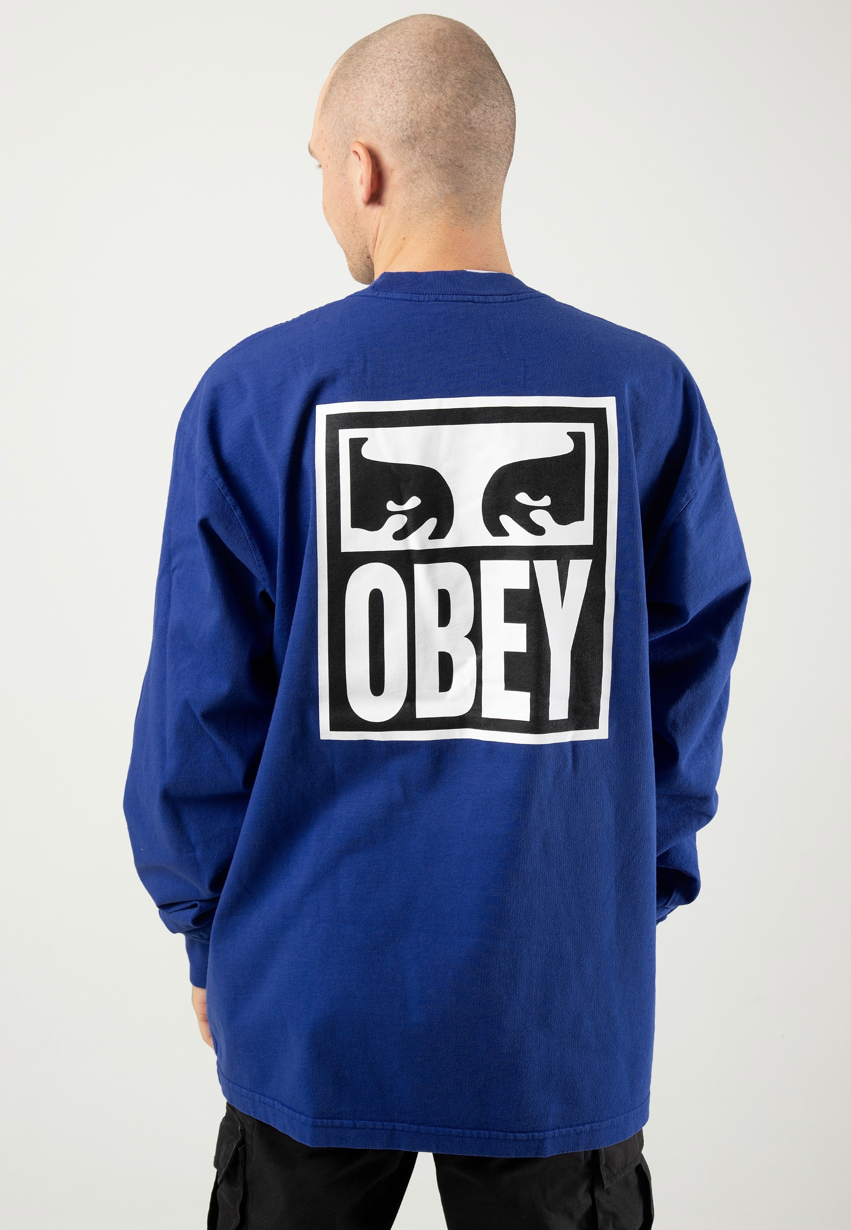 Obey - Eyes Icon 2 Surf Blue - Longsleeve | Men-Image