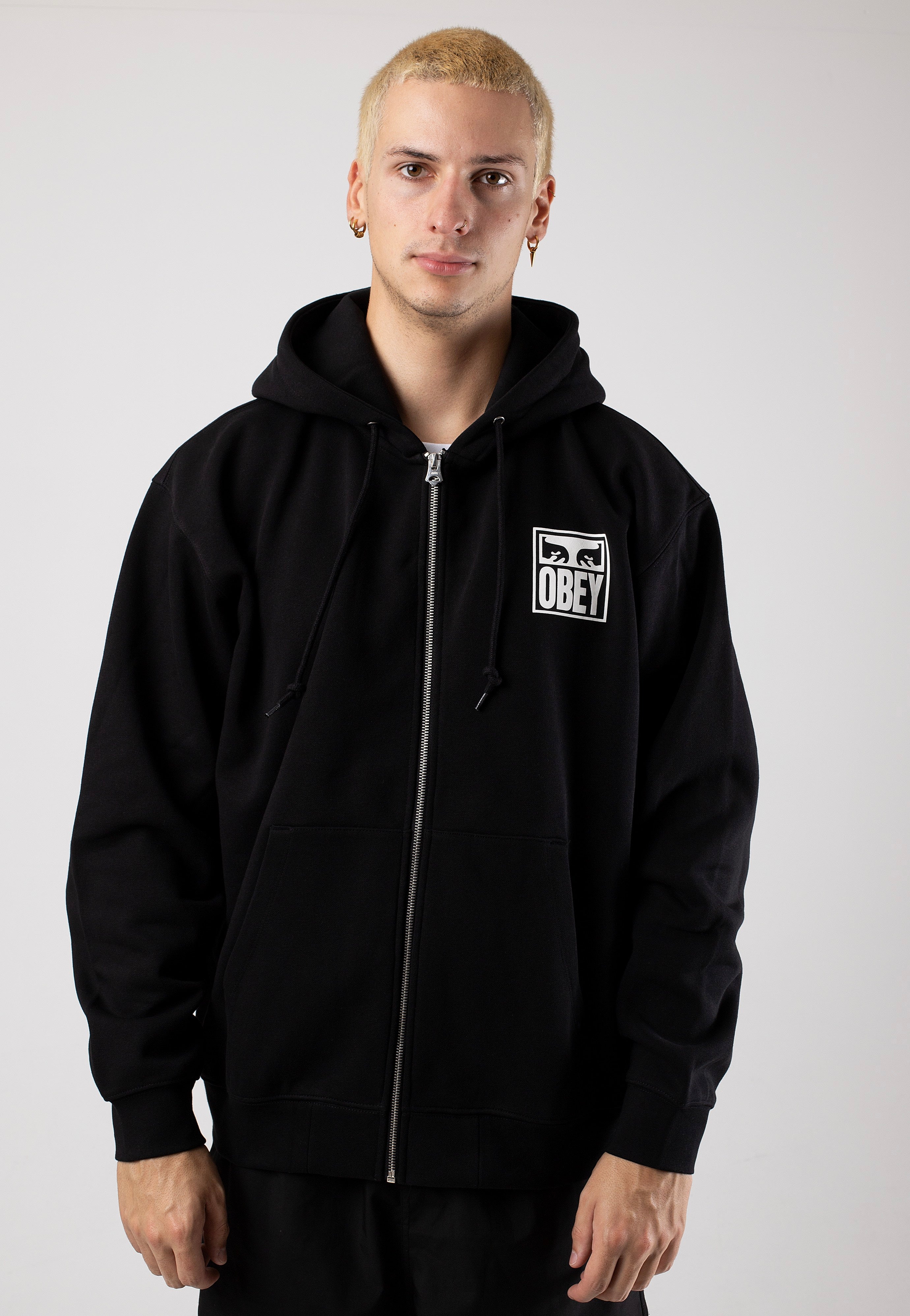 Obey - Eyes Icon Black - Zipper | Men-Image