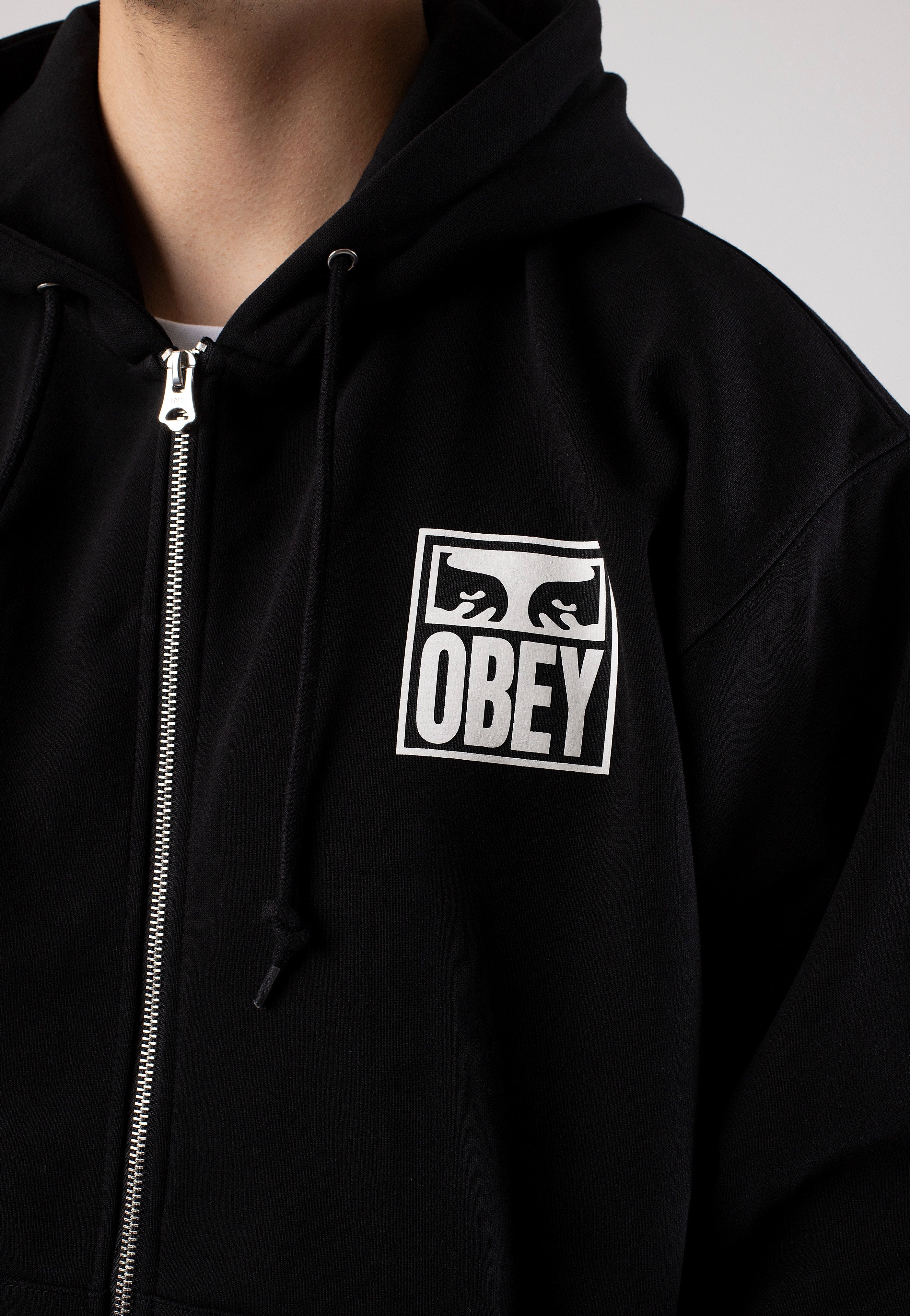 Obey - Eyes Icon Black - Zipper | Men-Image