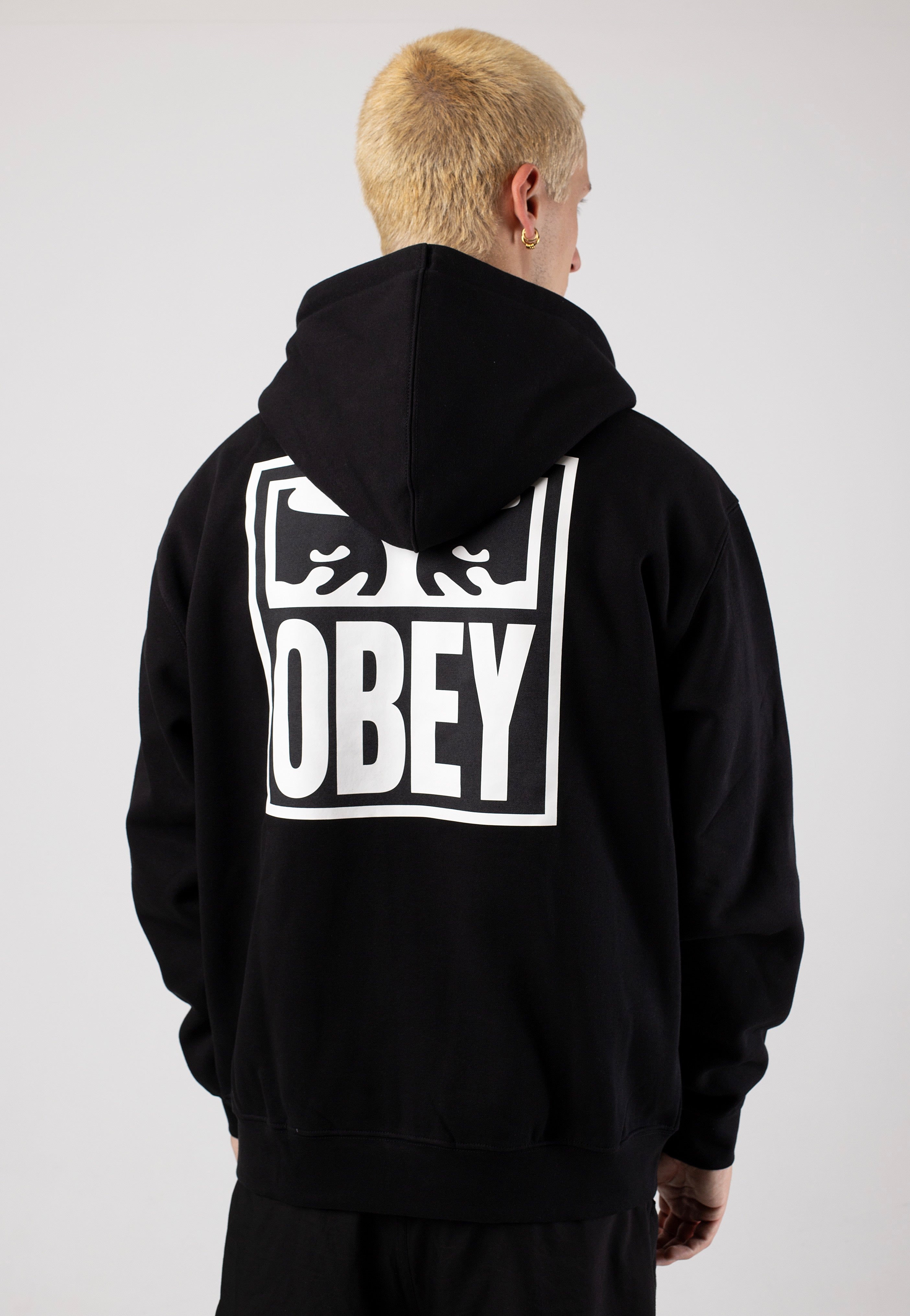 Obey - Eyes Icon Black - Zipper | Men-Image