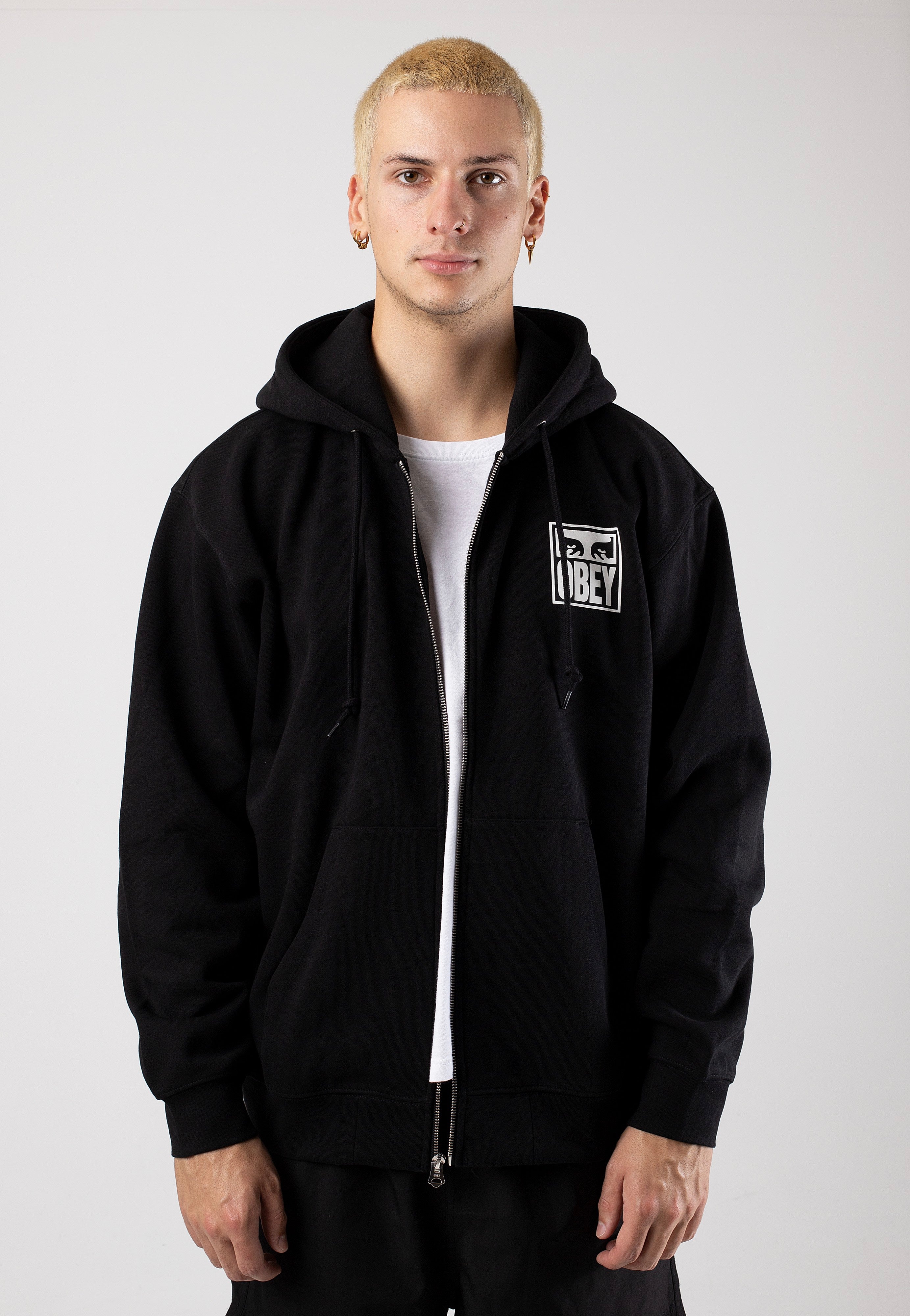 Obey - Eyes Icon Black - Zipper | Men-Image