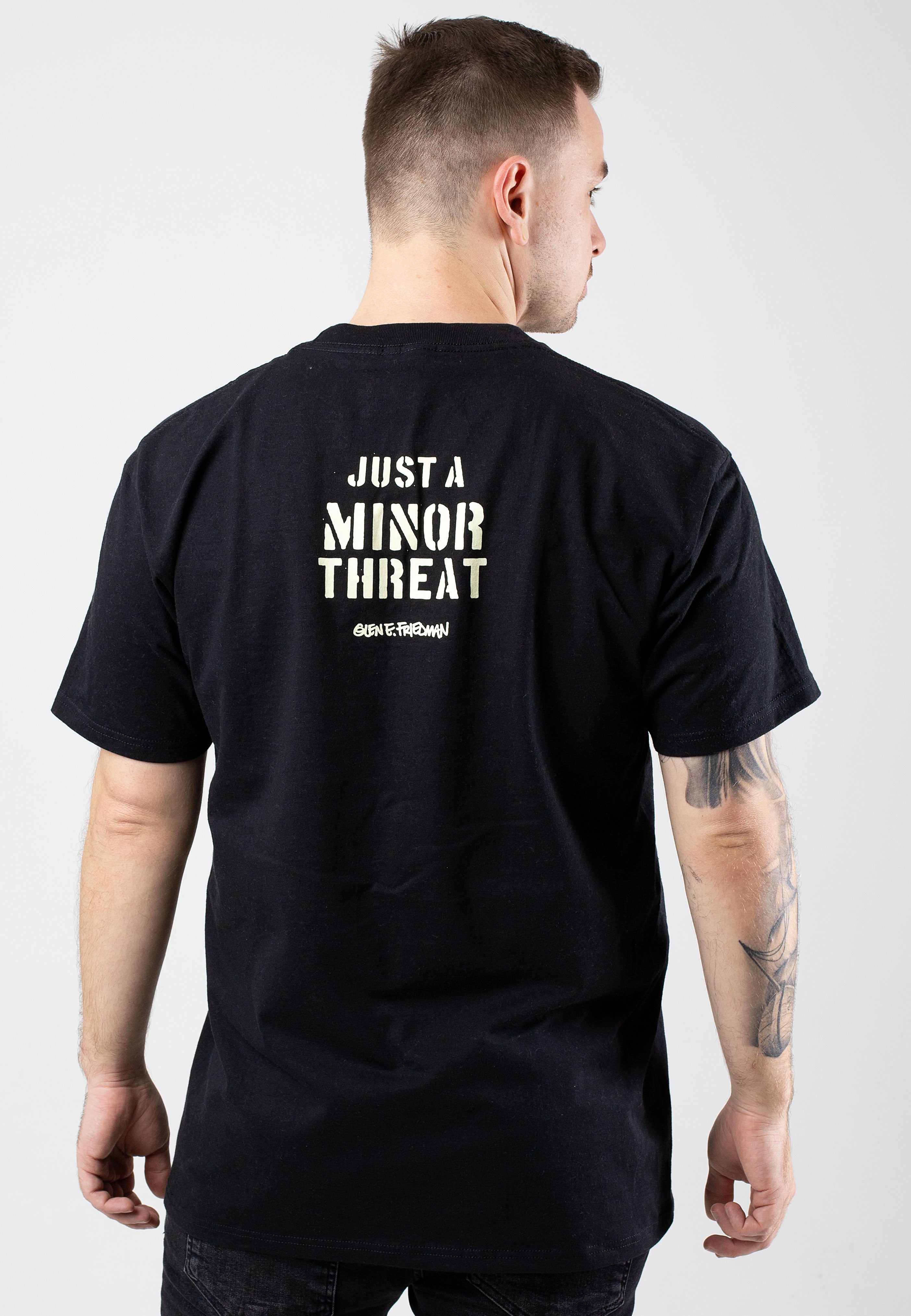 Obey x Minor Threat - Gef Just A Black - T-Shirt | Men-Image