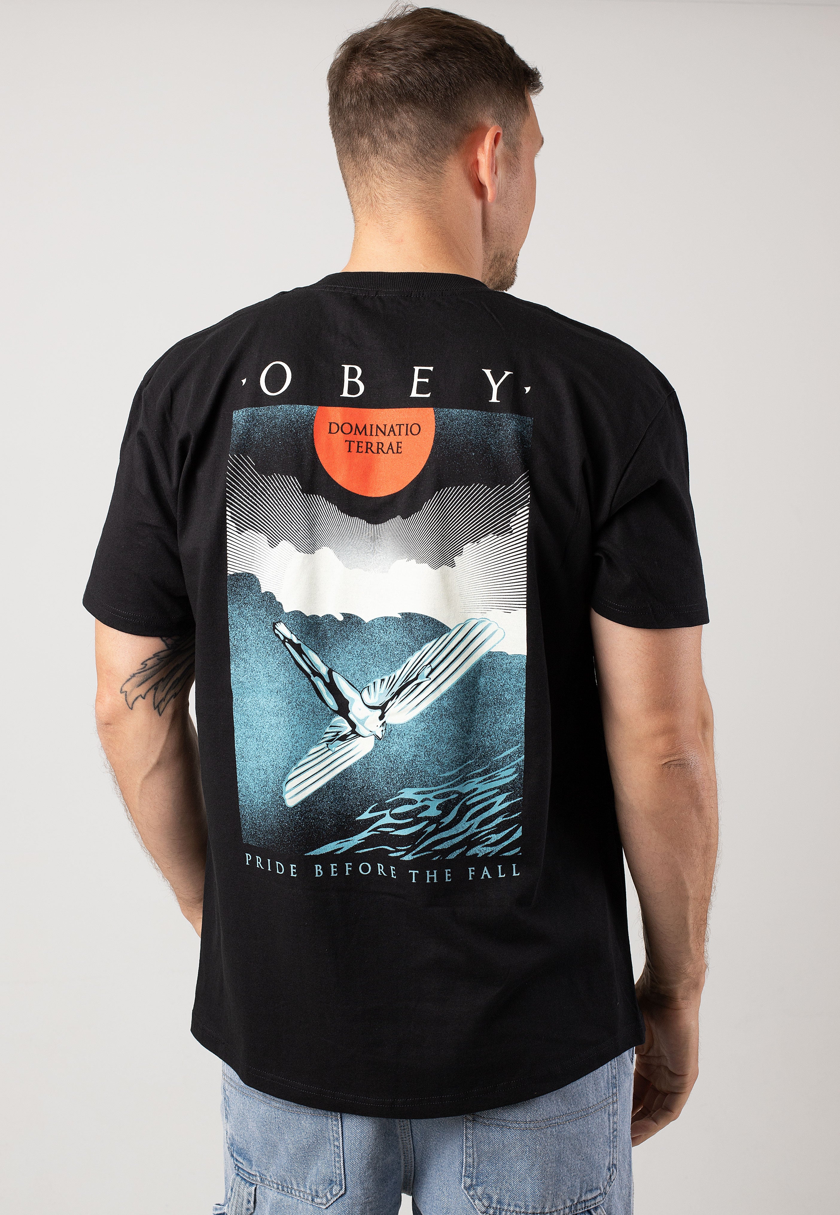 Obey - Icarus Deco Black - T-Shirt | Men-Image