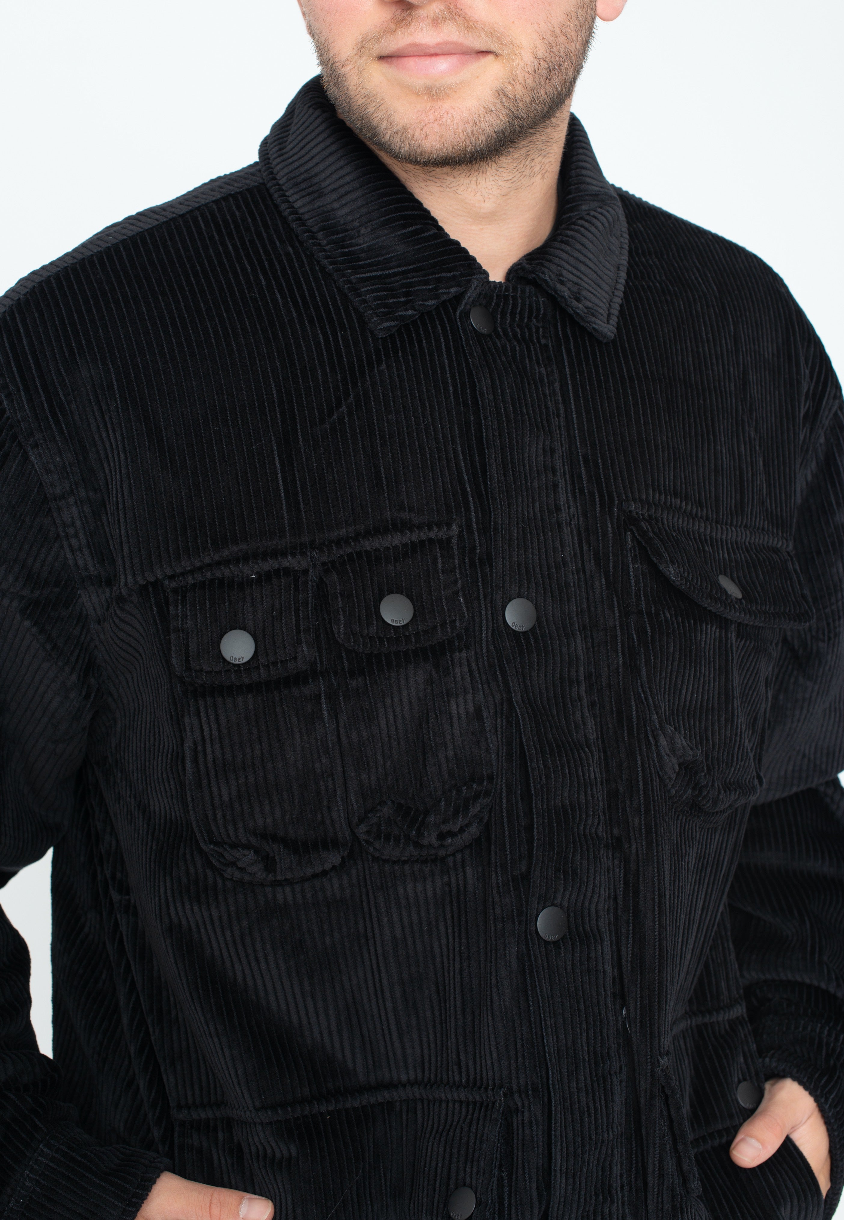 Obey - Larson Black - Jacket | Men-Image