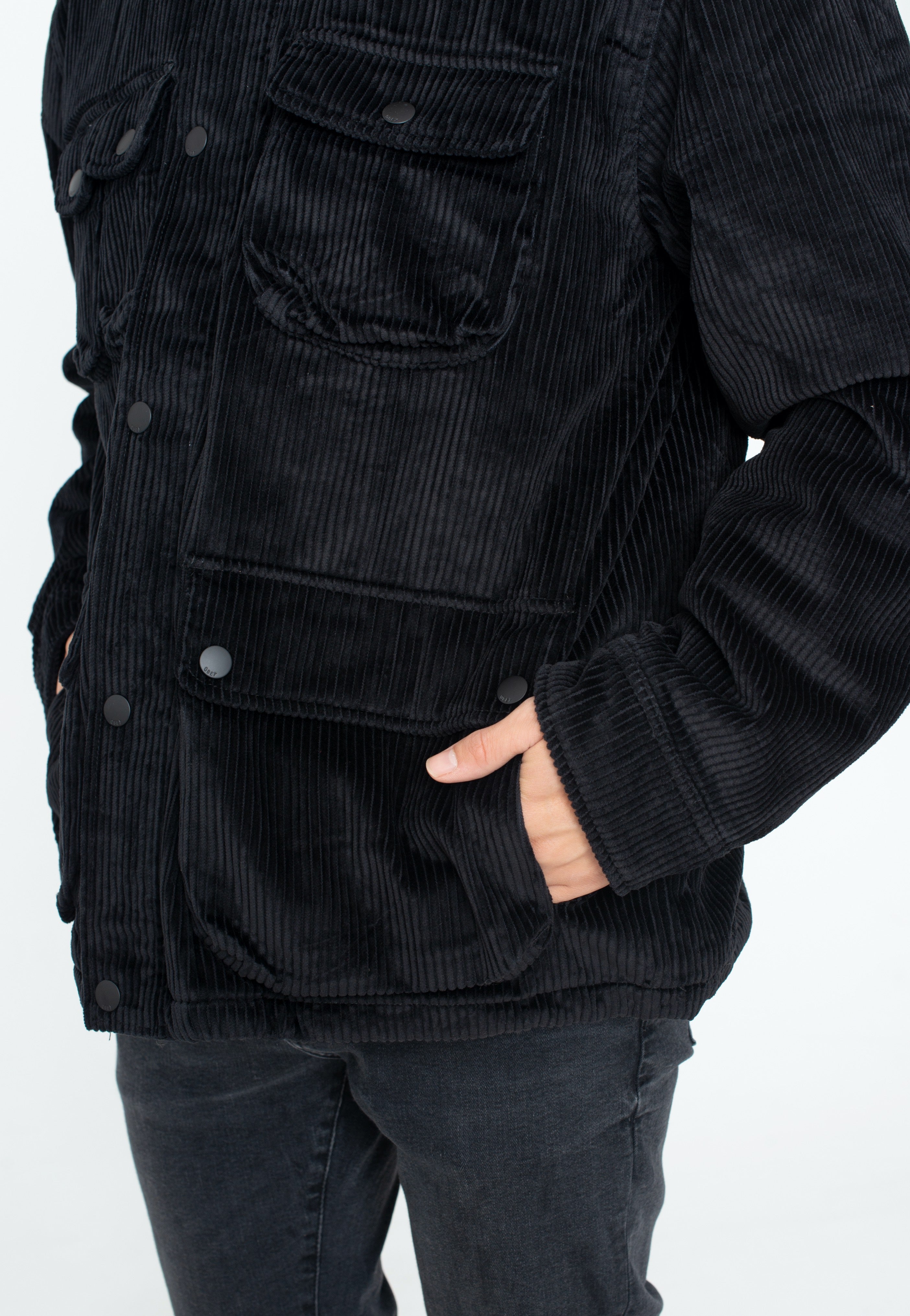 Obey - Larson Black - Jacket | Men-Image