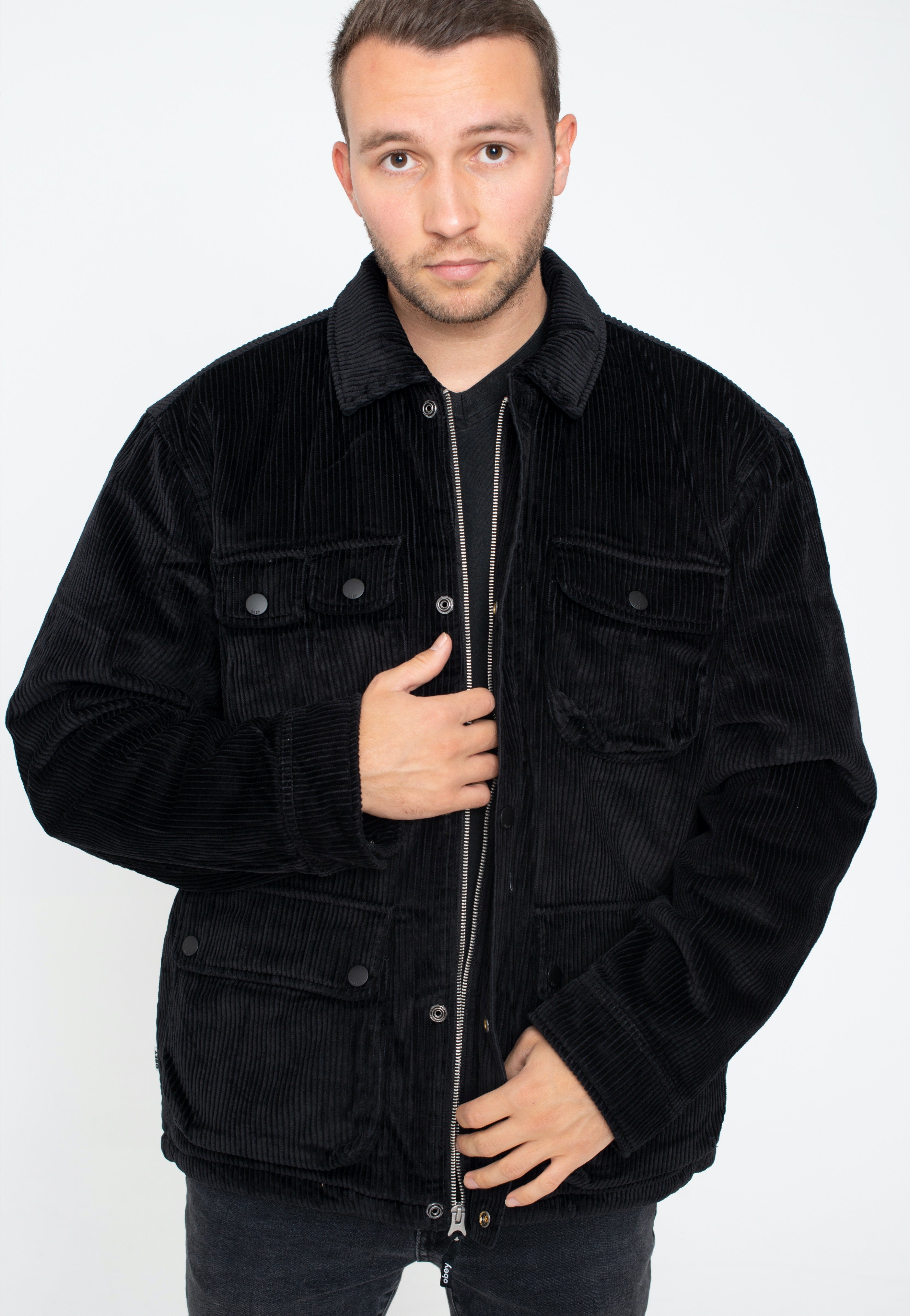 Obey - Larson Black - Jacket | Men-Image