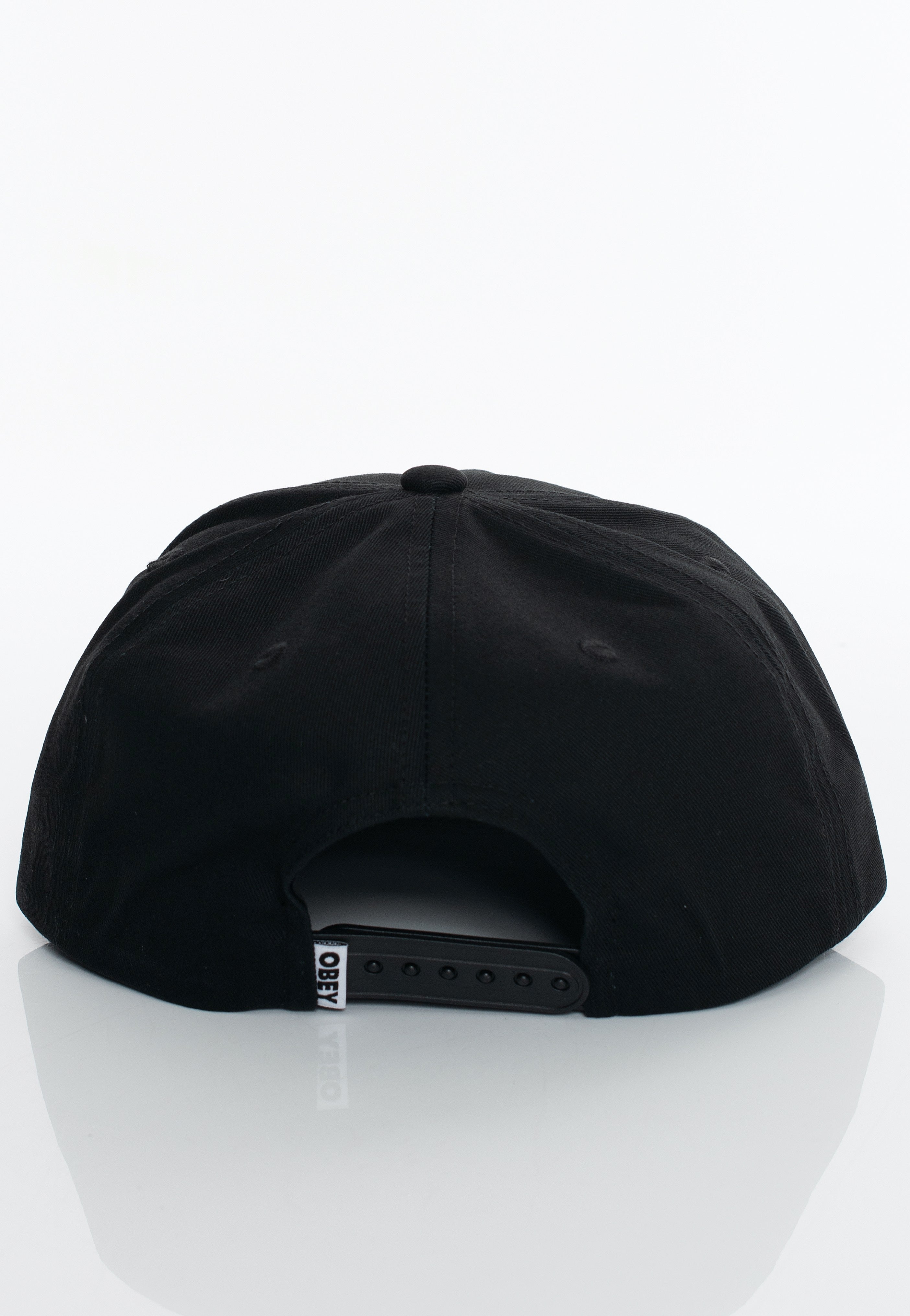 Obey - Lowercase 5 Panel Black - Cap | Neutral-Image