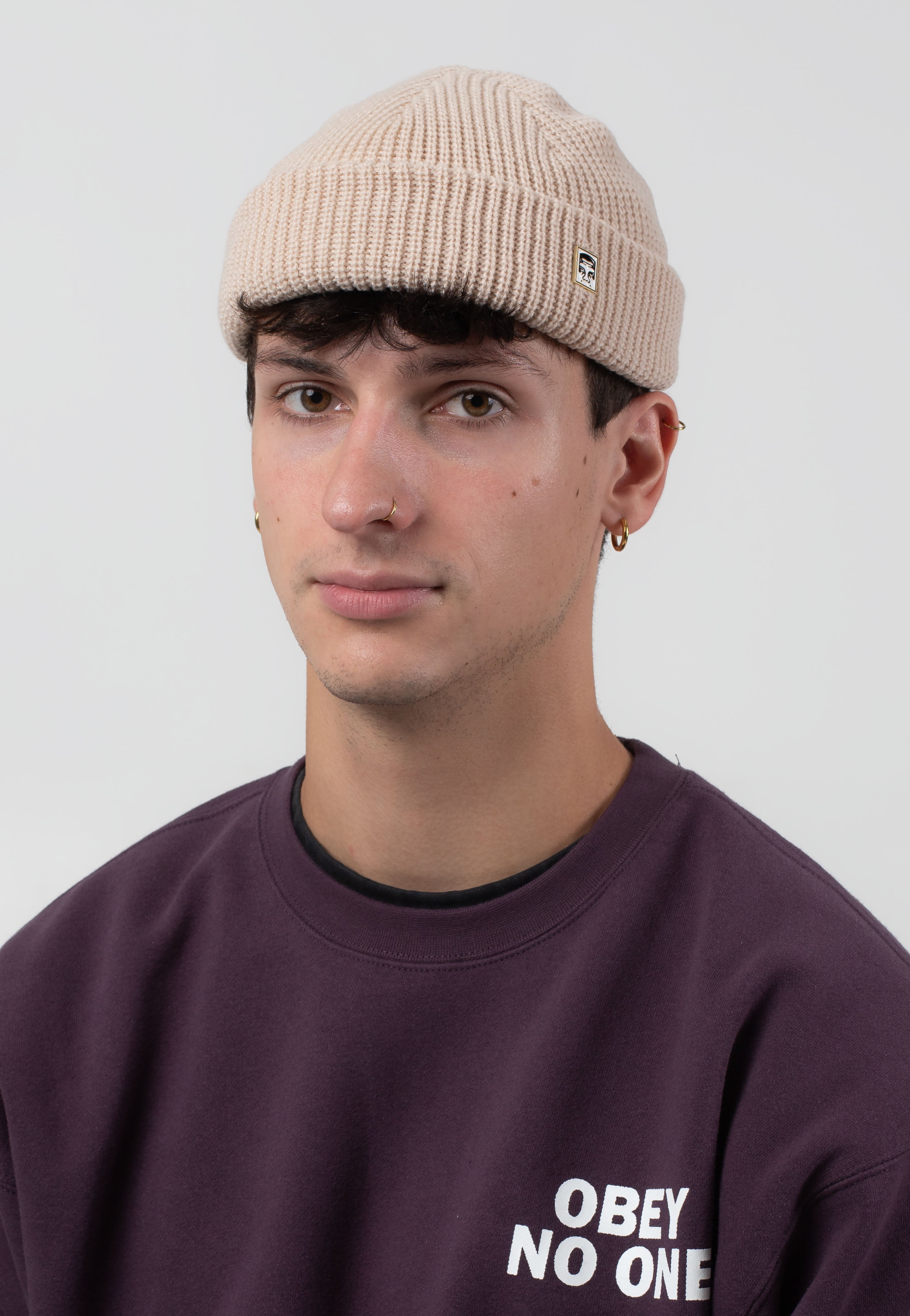 Obey - Micro Silver Grey - Beanie | Neutral-Image