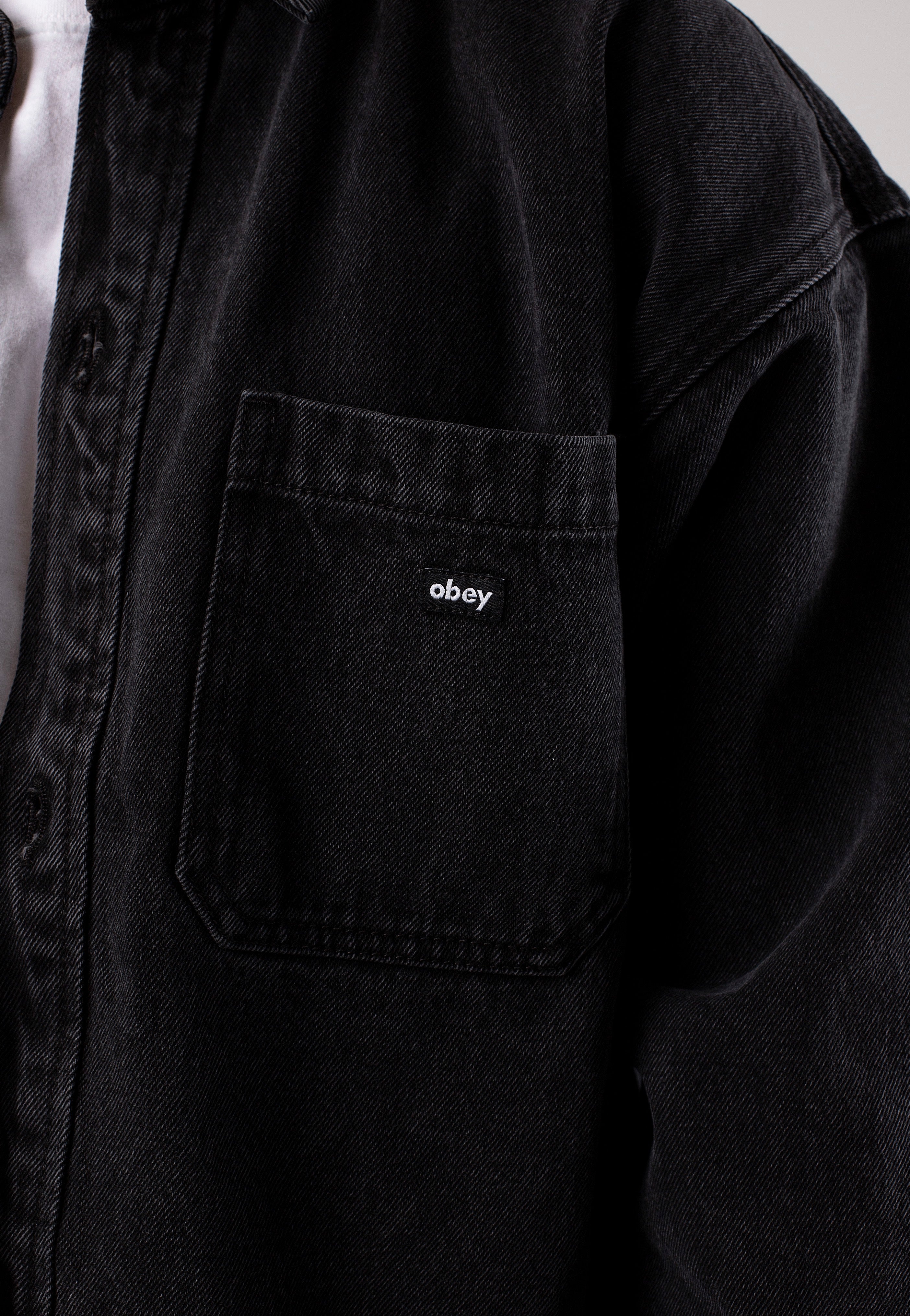 Obey - Milton Faded Black - Jacket | Men-Image