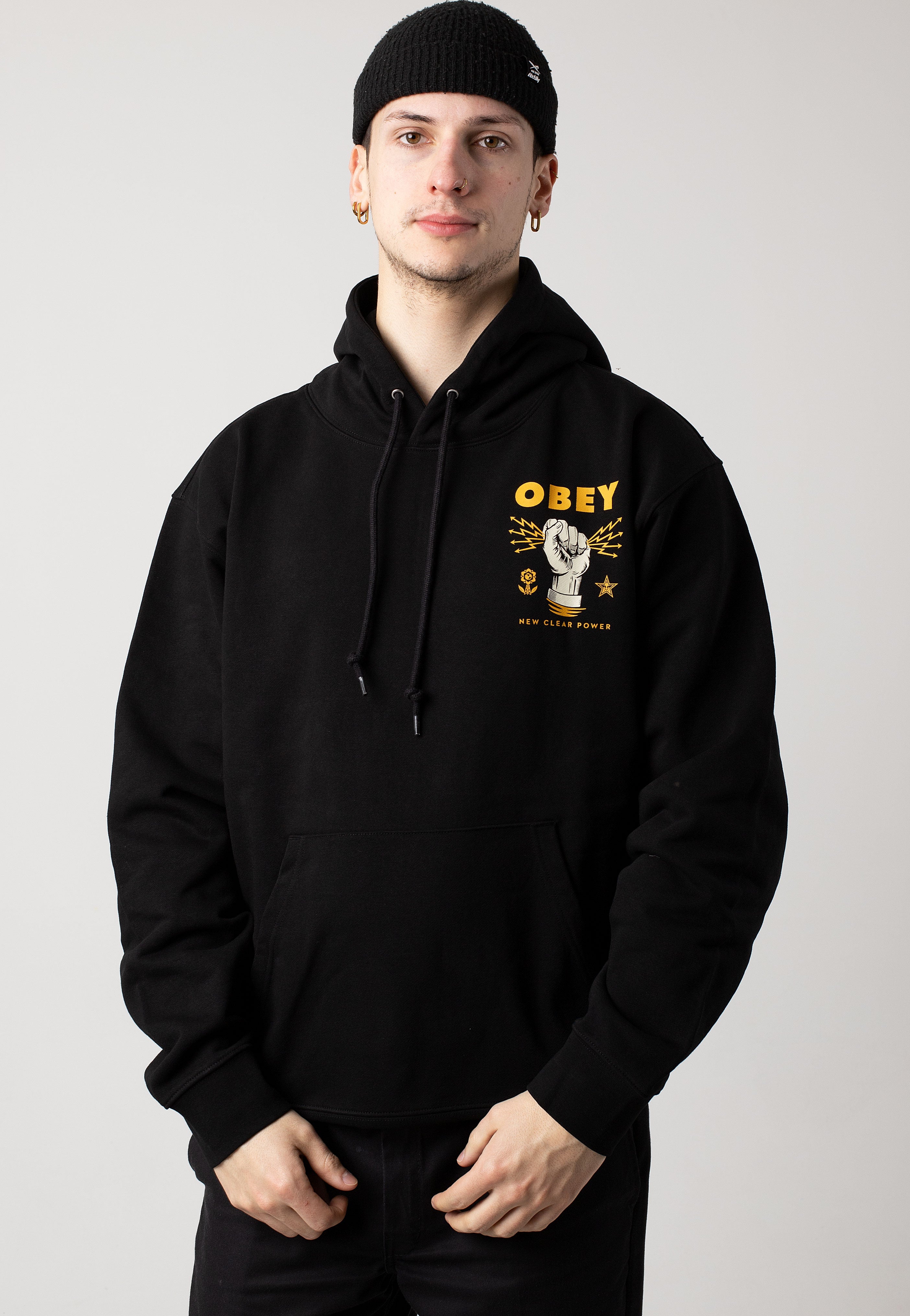 Obey - New Clear Power Black - Hoodie | Men-Image