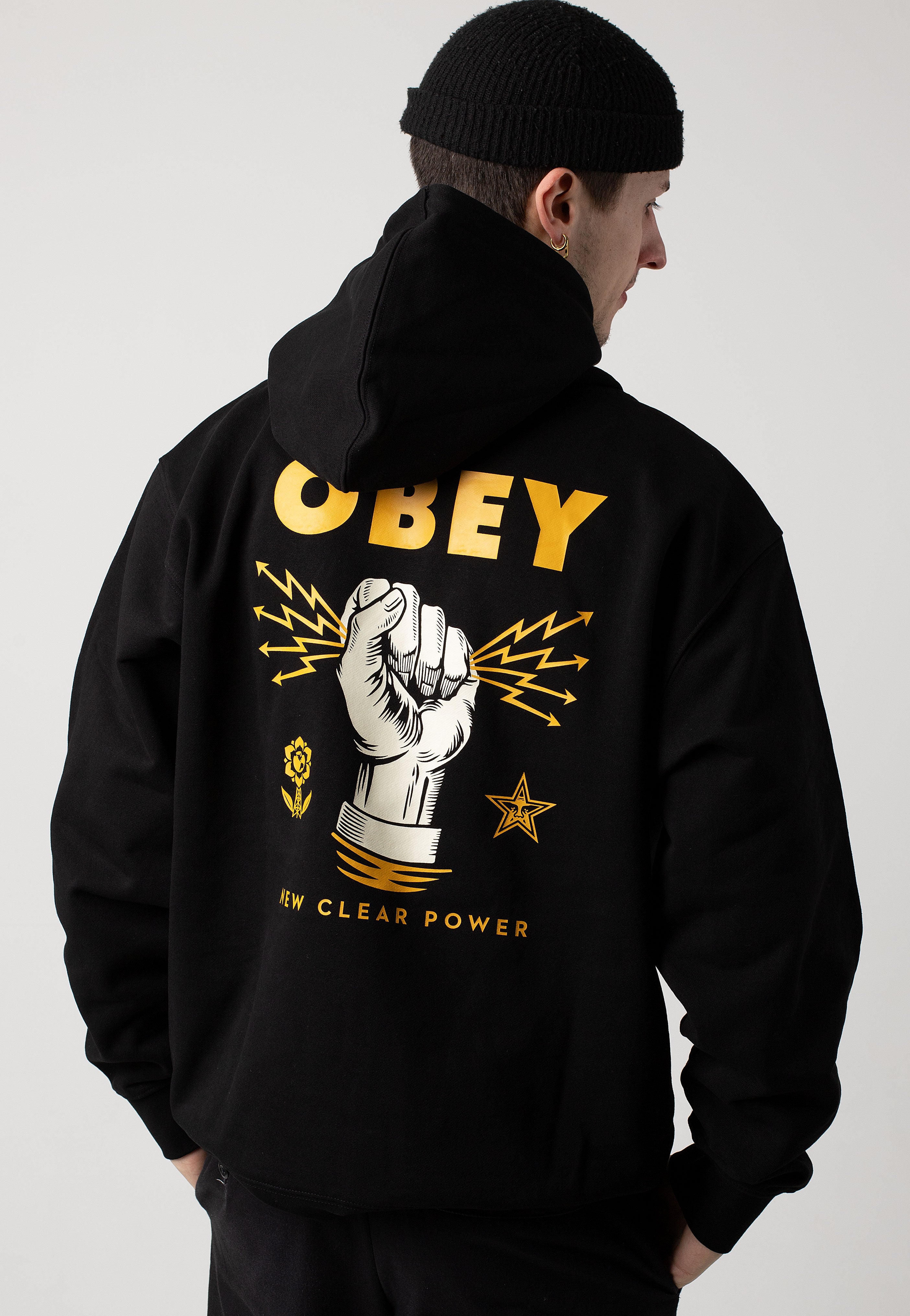 Obey - New Clear Power Black - Hoodie | Men-Image