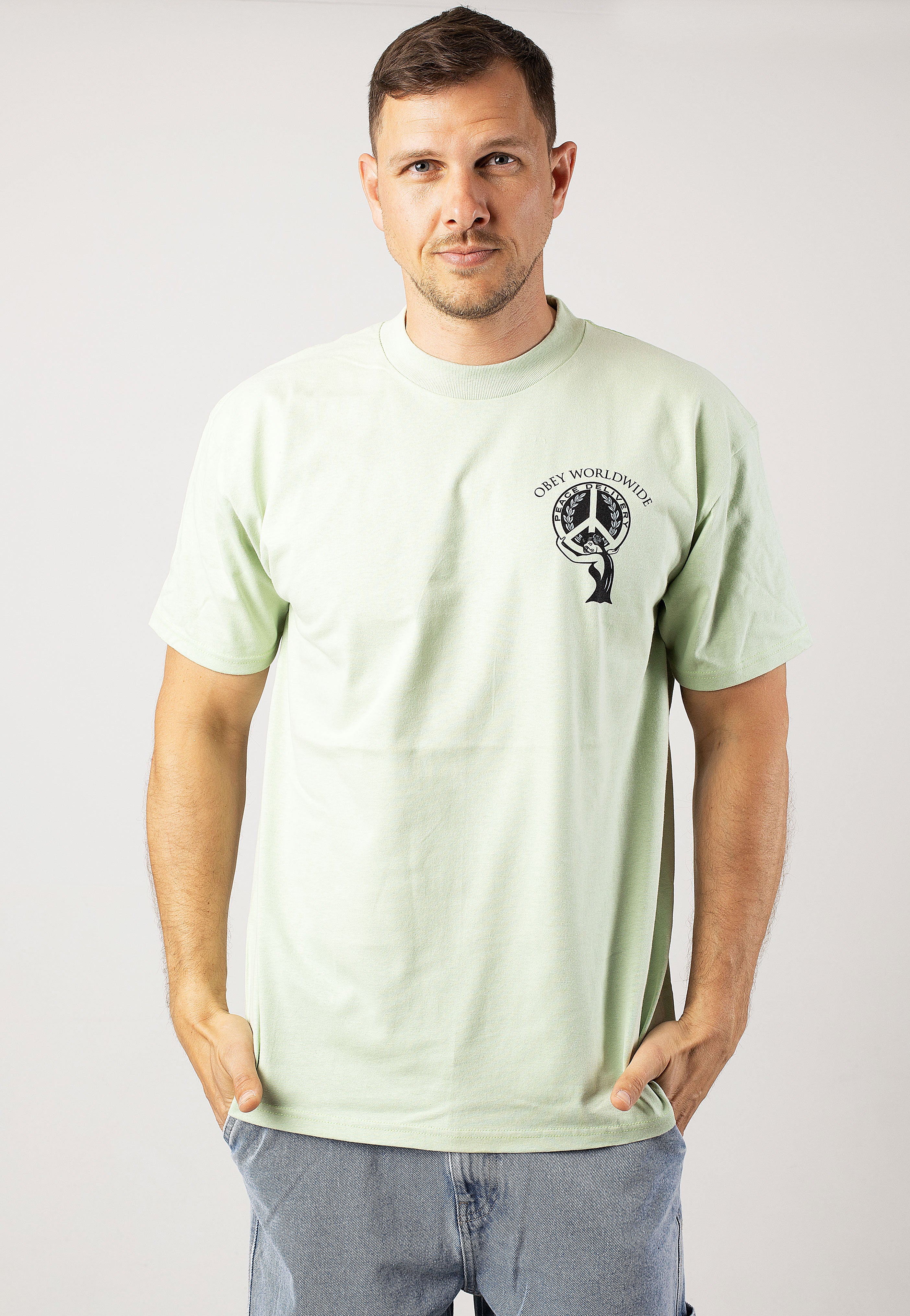 Obey - Peace Delivery Cucumber - T-Shirt | Men-Image