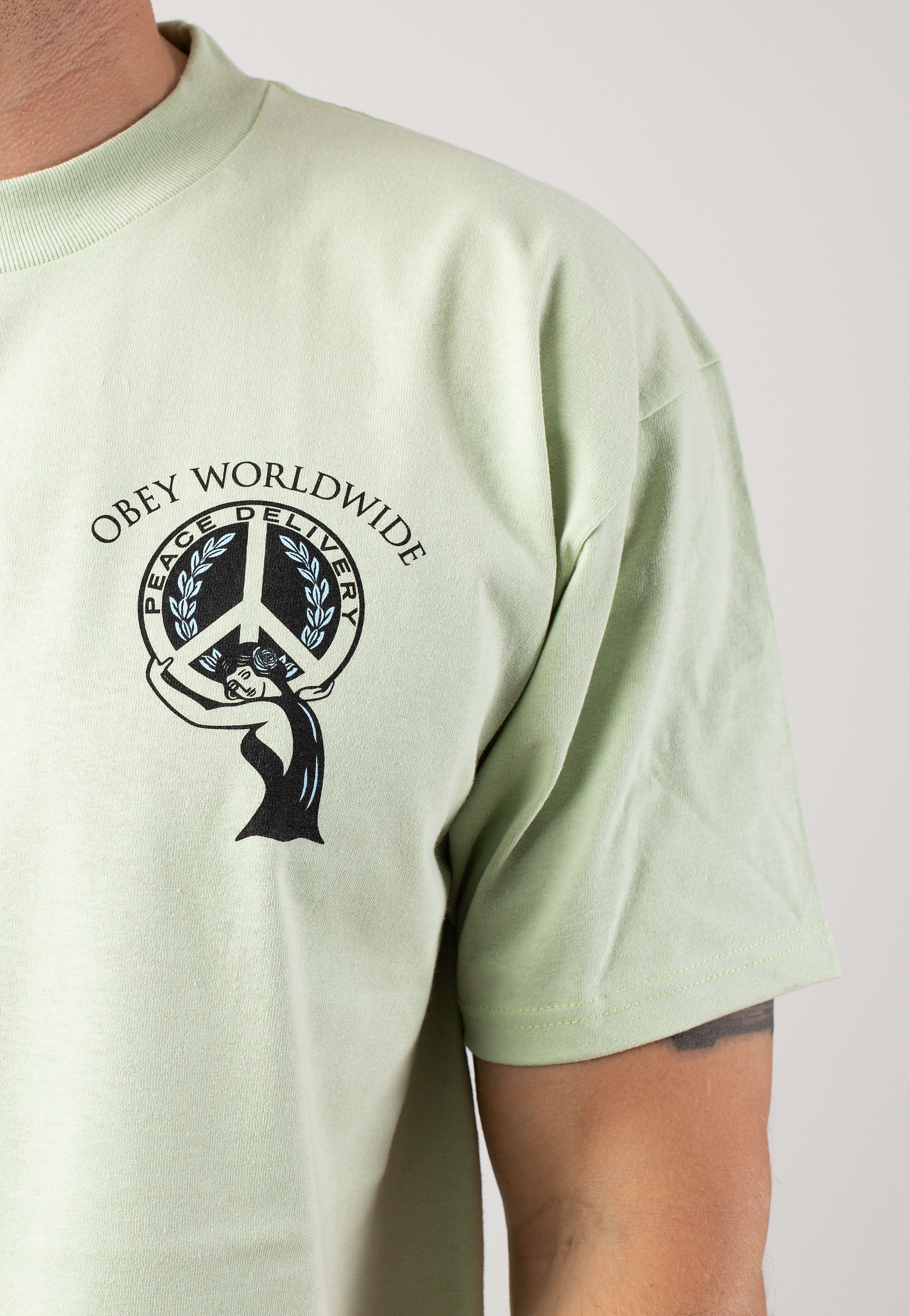 Obey - Peace Delivery Cucumber - T-Shirt | Men-Image