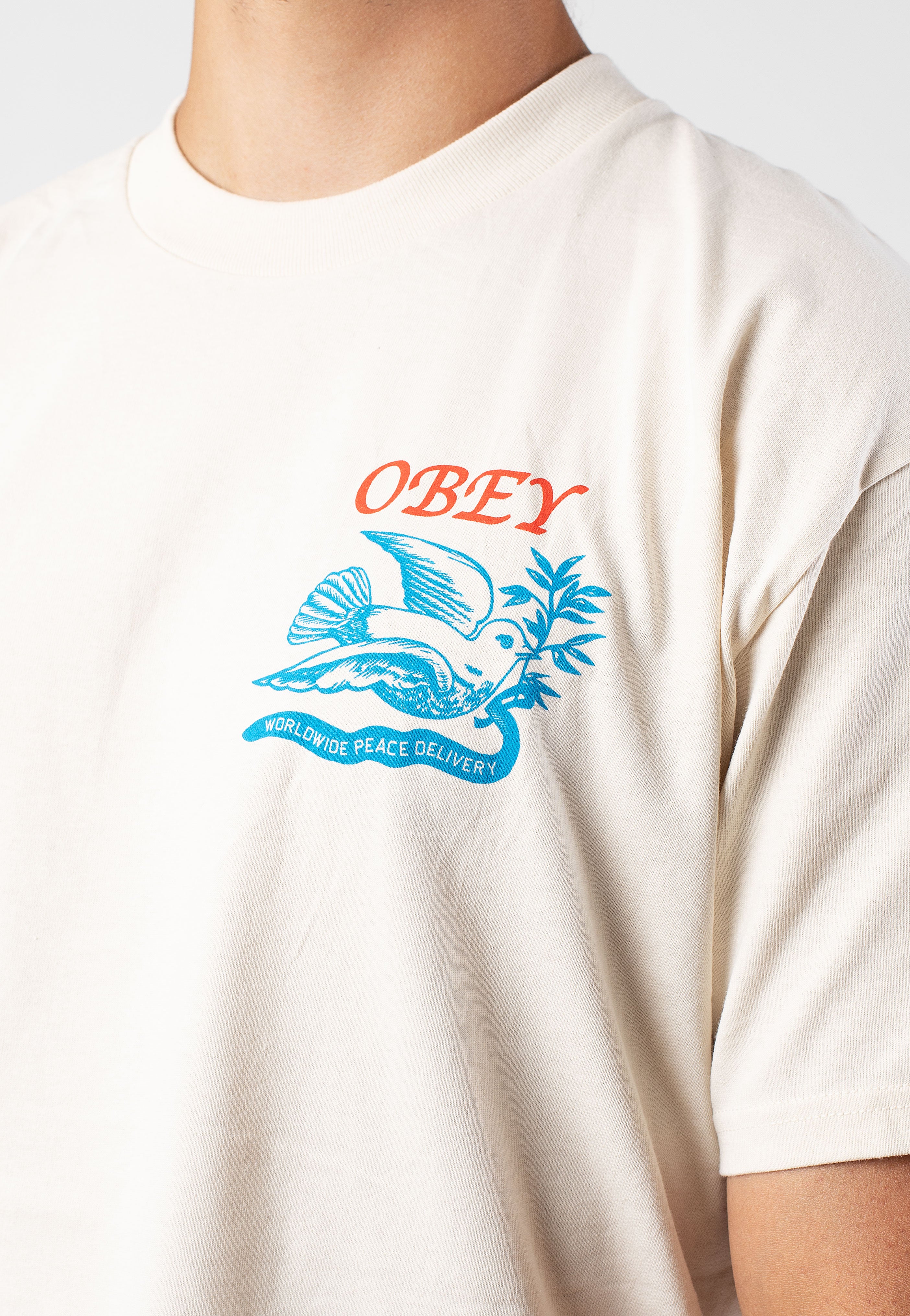 Obey - Peace Delivery Dove Cream - T-Shirt | Men-Image