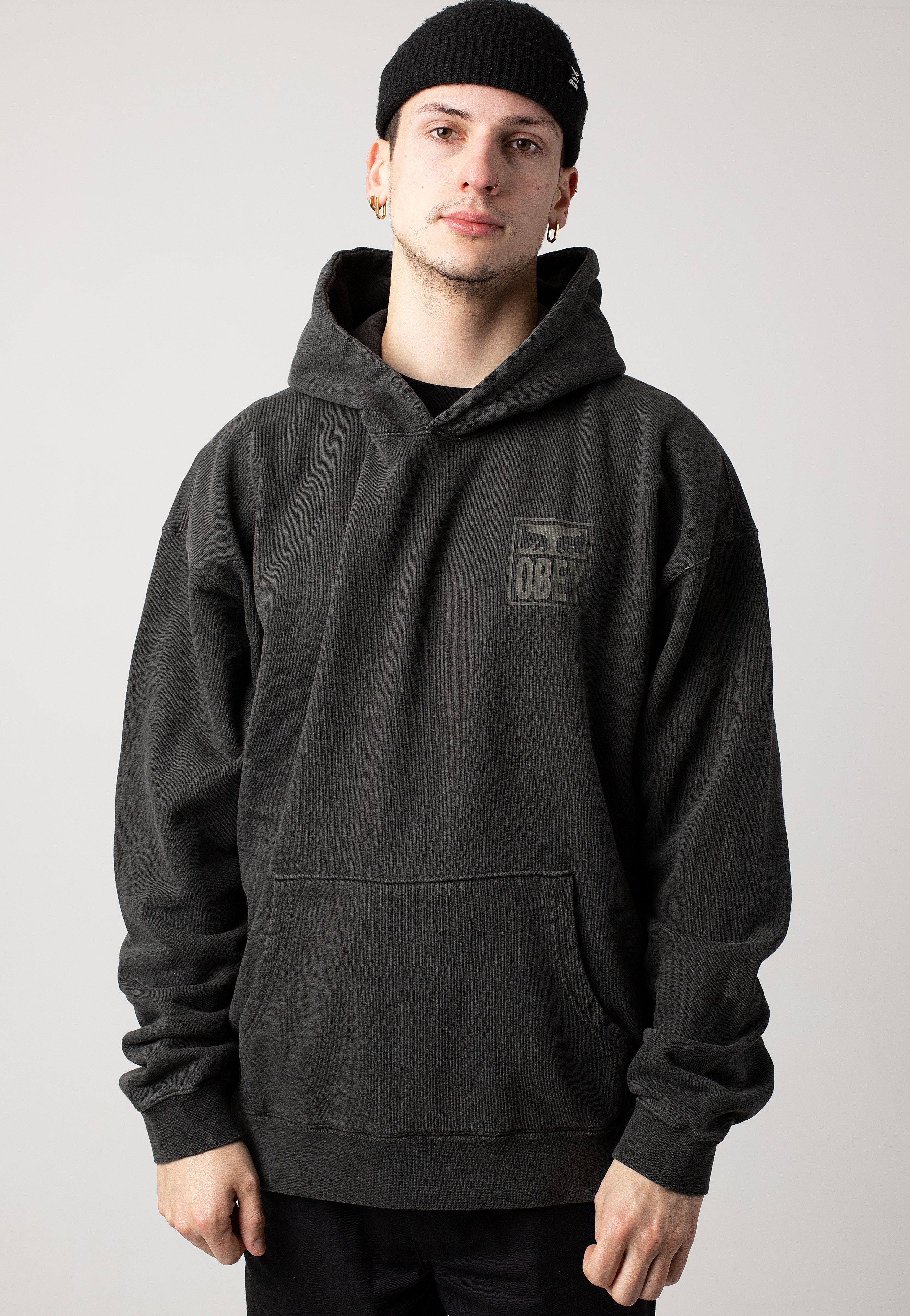 Obey - Pigment Eyes Icon Pirate Black - Hoodie | Men-Image