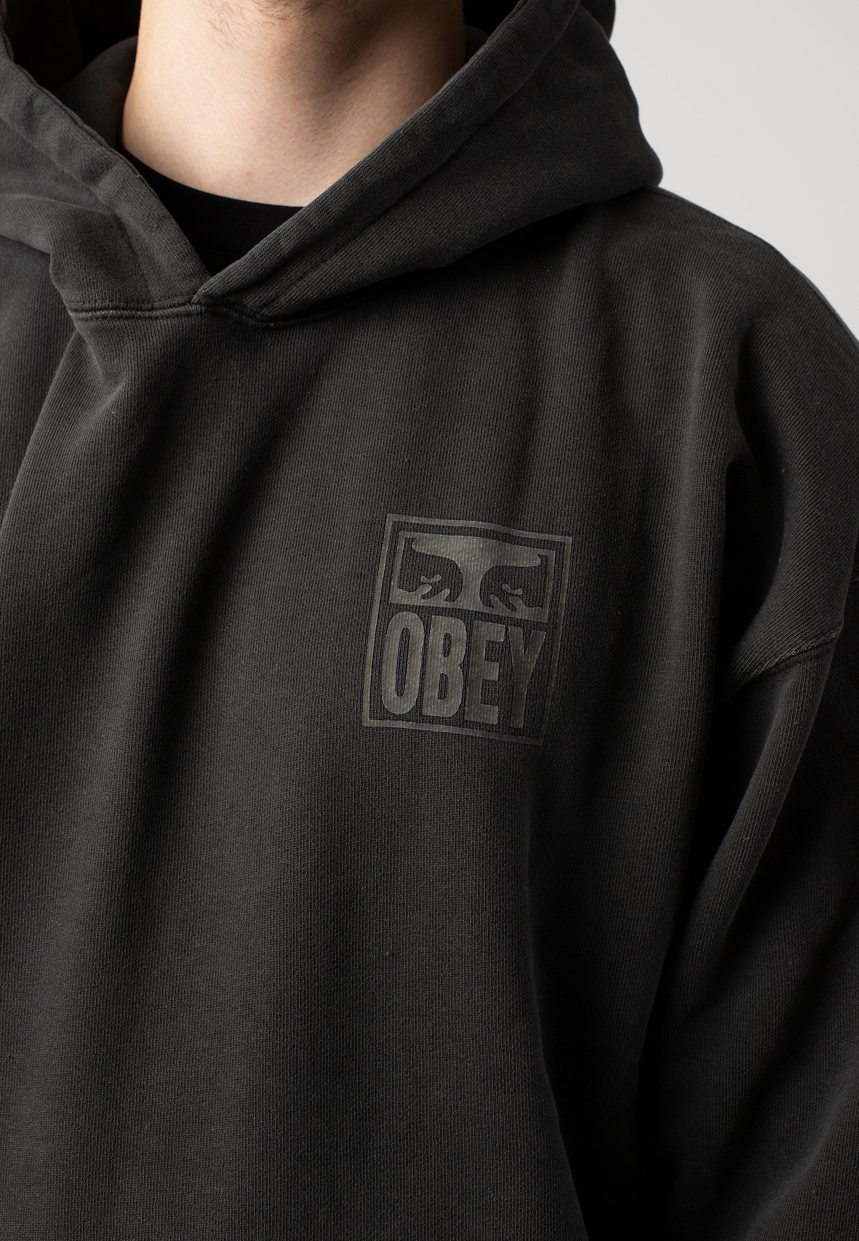 Obey - Pigment Eyes Icon Pirate Black - Hoodie | Men-Image