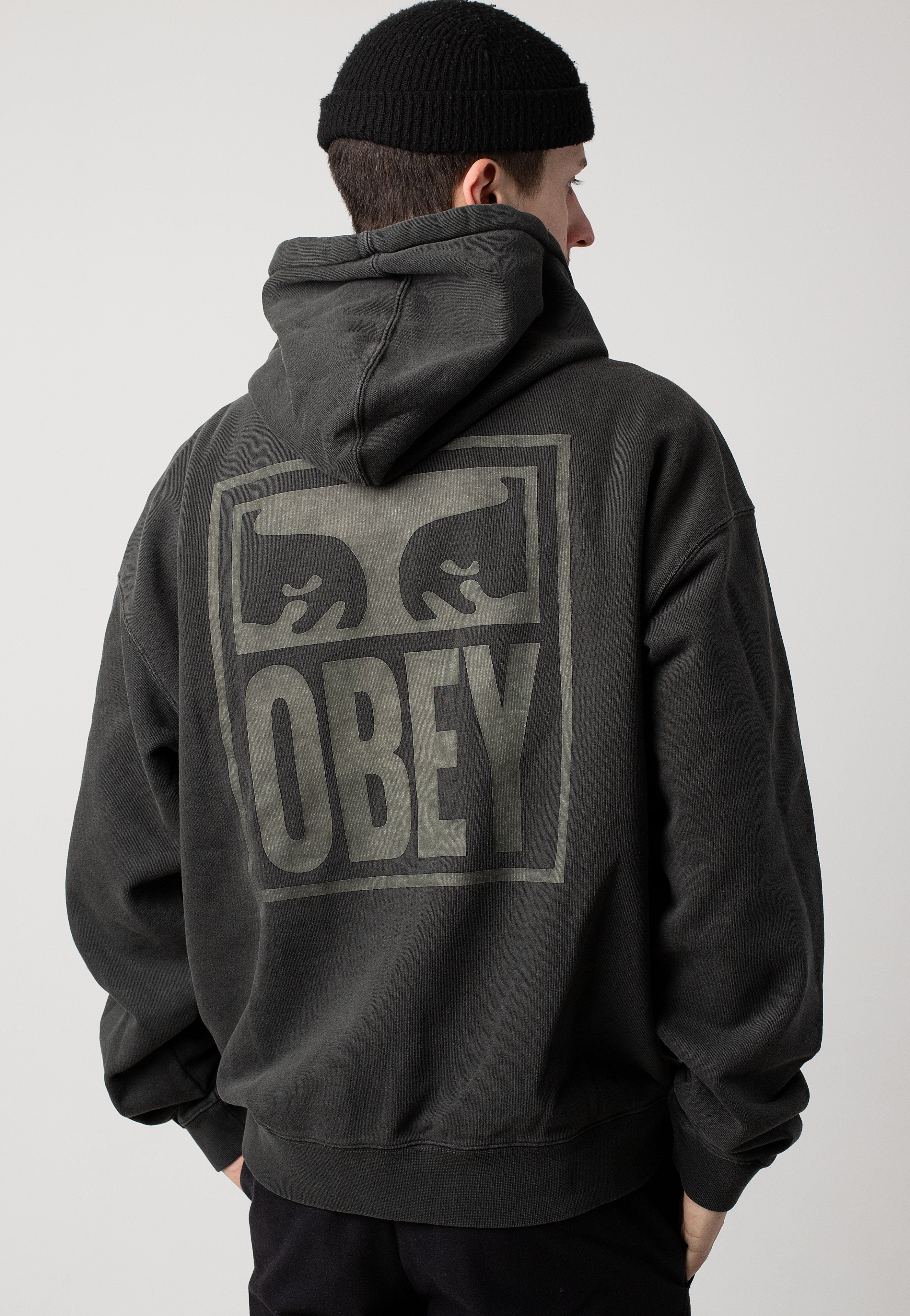 Obey - Pigment Eyes Icon Pirate Black - Hoodie | Men-Image