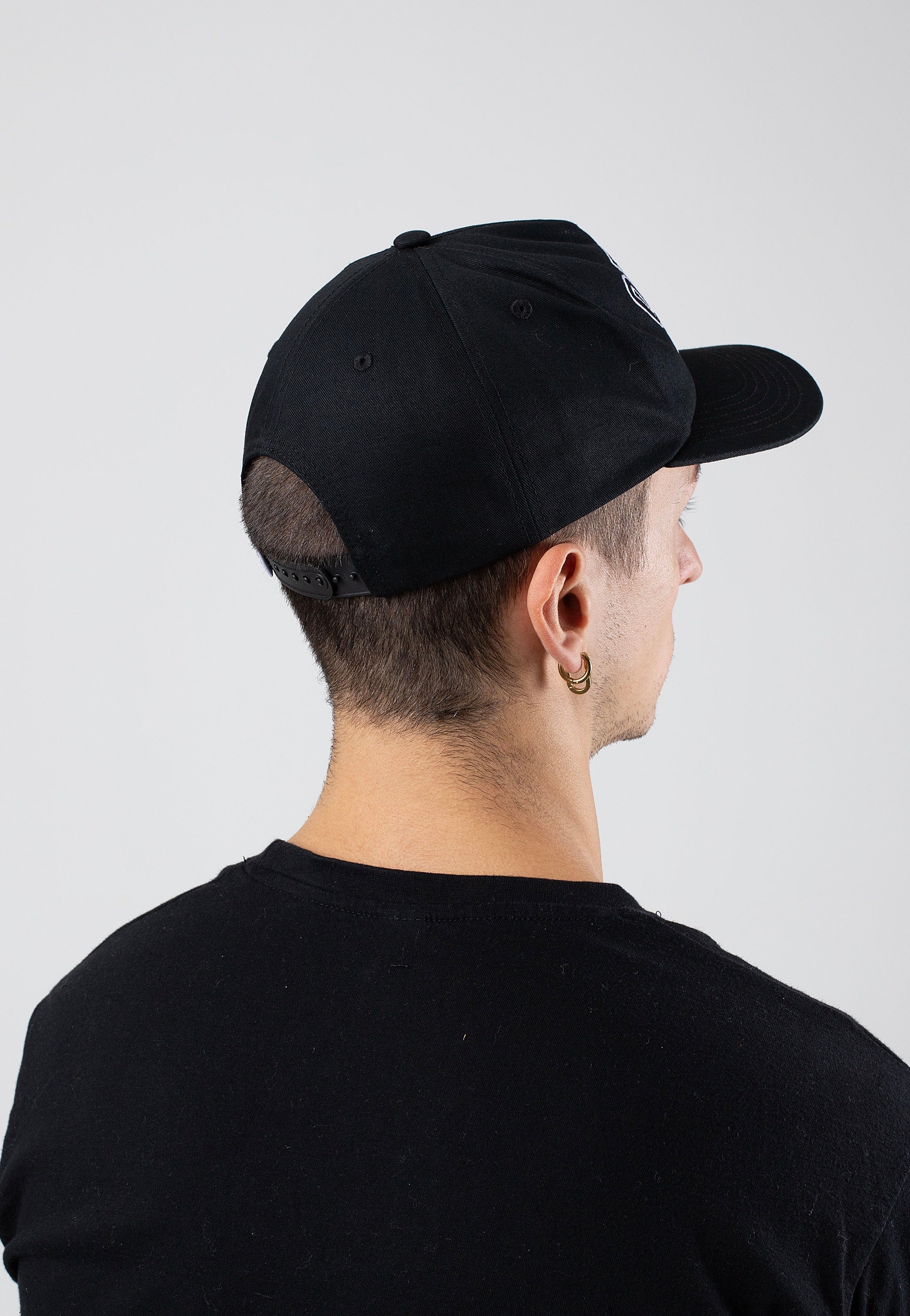 Obey - Records 5 Panel Black - Cap | Men-Image