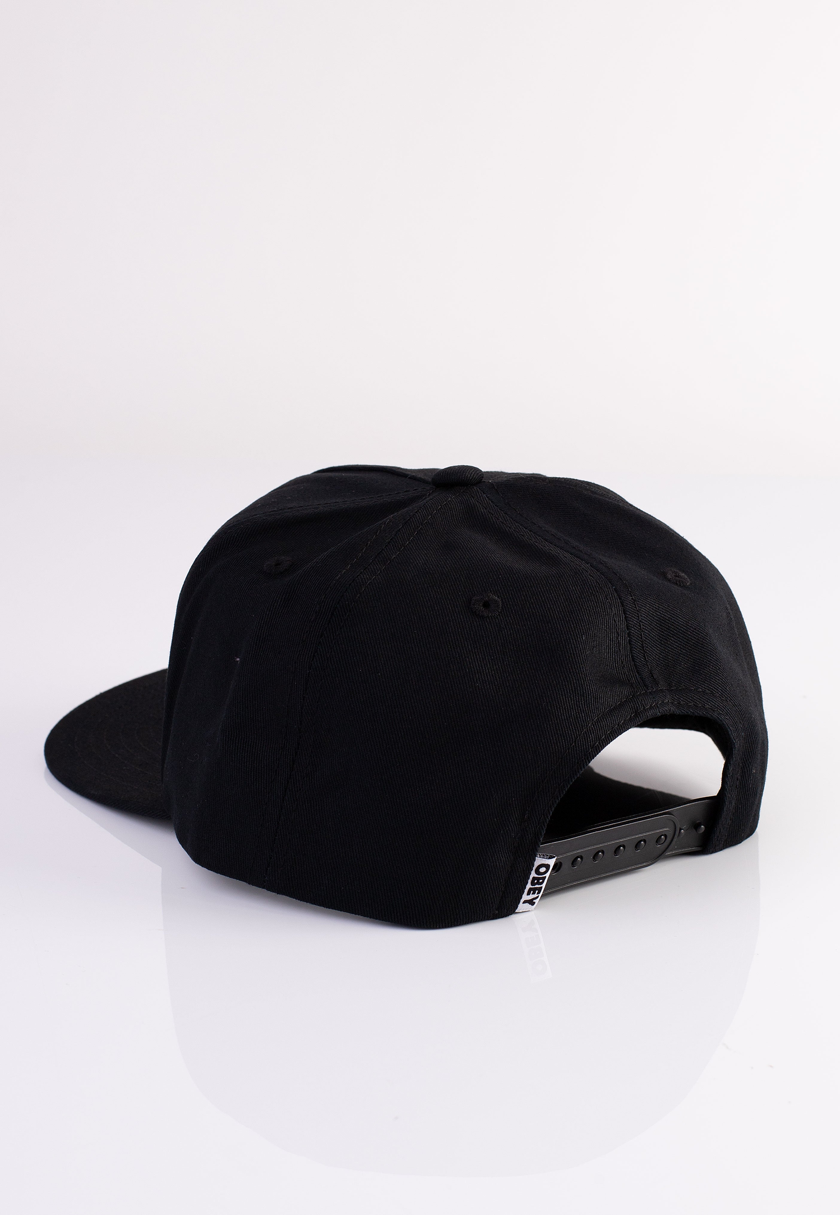 Obey - Records 5 Panel Black - Cap | Men-Image