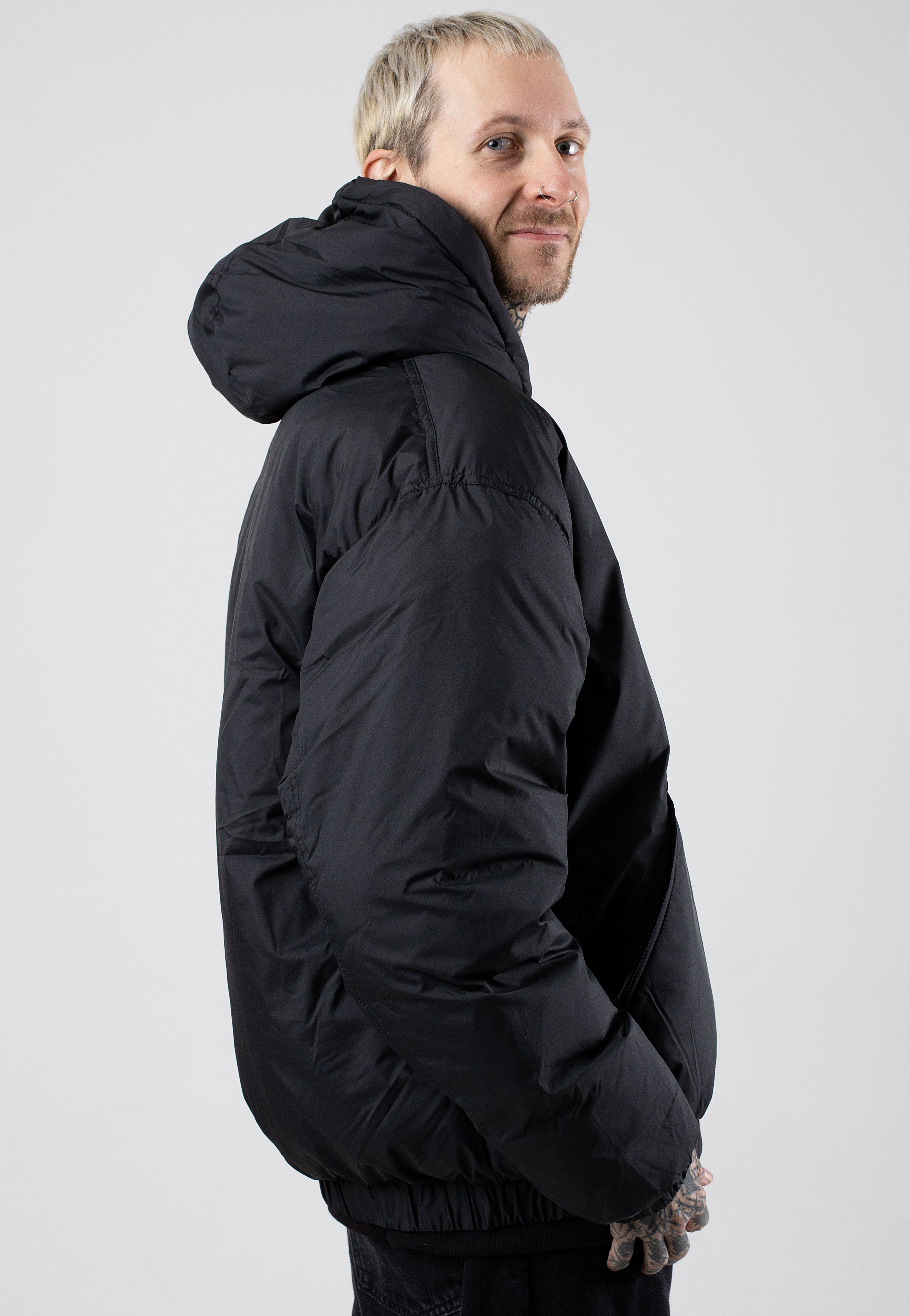 Obey - Retreat Hooded Black - Jacket | Men-Image